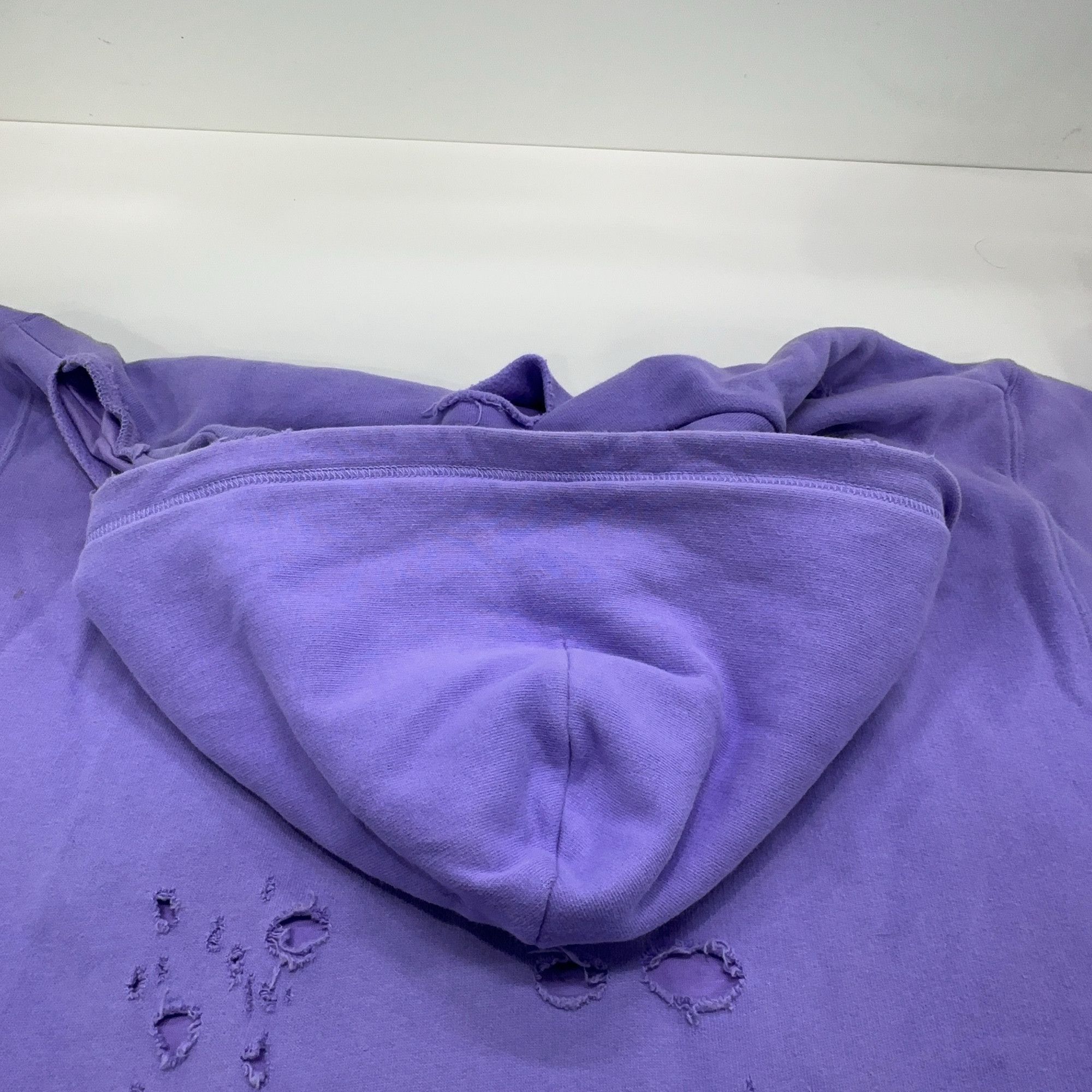 Balenciaga Balenciaga Distressed Logo Hoodie XXS Size US XXS / EU 40 - 9 Thumbnail