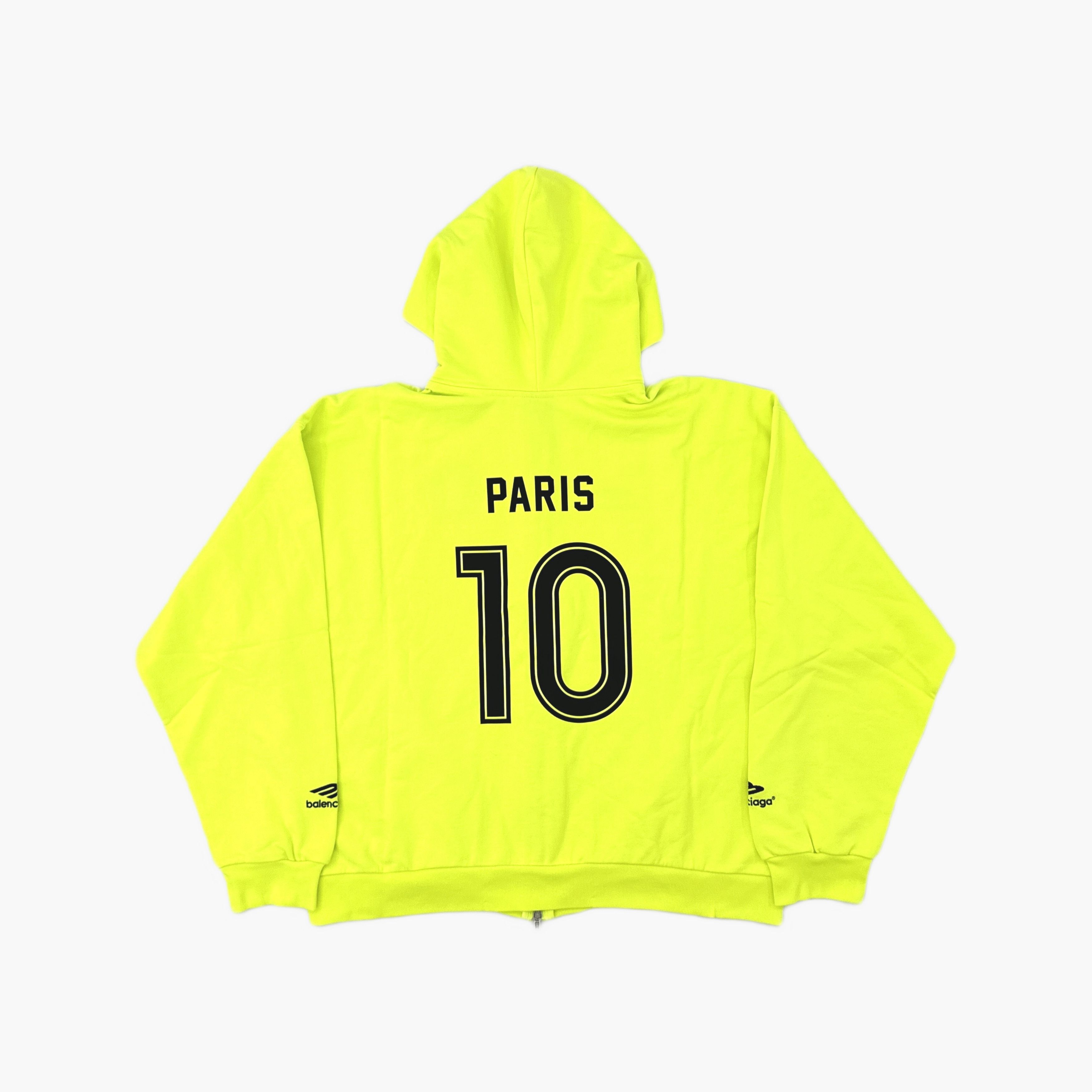 Balenciaga Balenciaga Paris Soccer Zip-Up Hoodie S Size US S / EU 44-46 / 1 - 3 Thumbnail