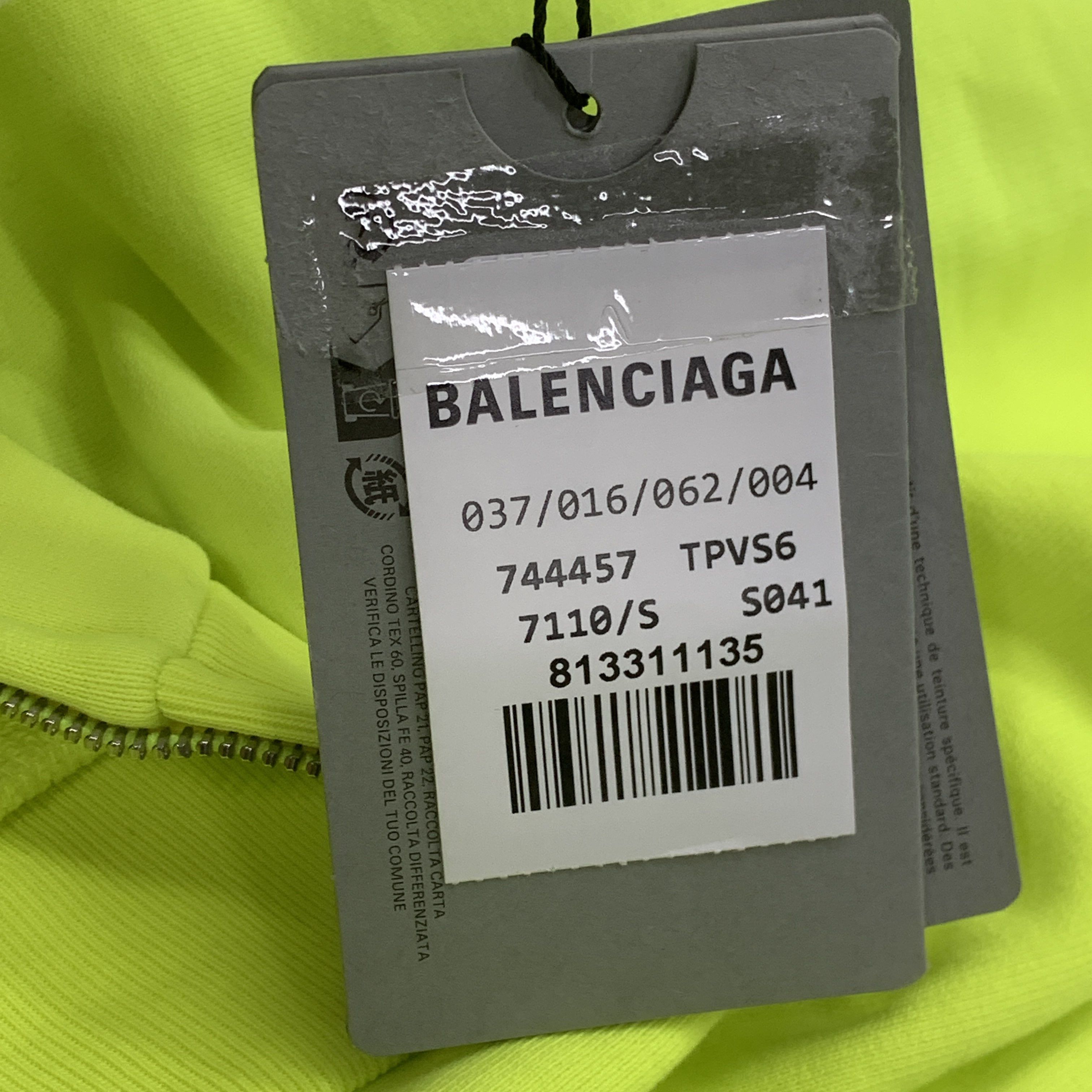 Balenciaga Balenciaga Paris Soccer Zip-Up Hoodie S Size US S / EU 44-46 / 1 - 6 Thumbnail