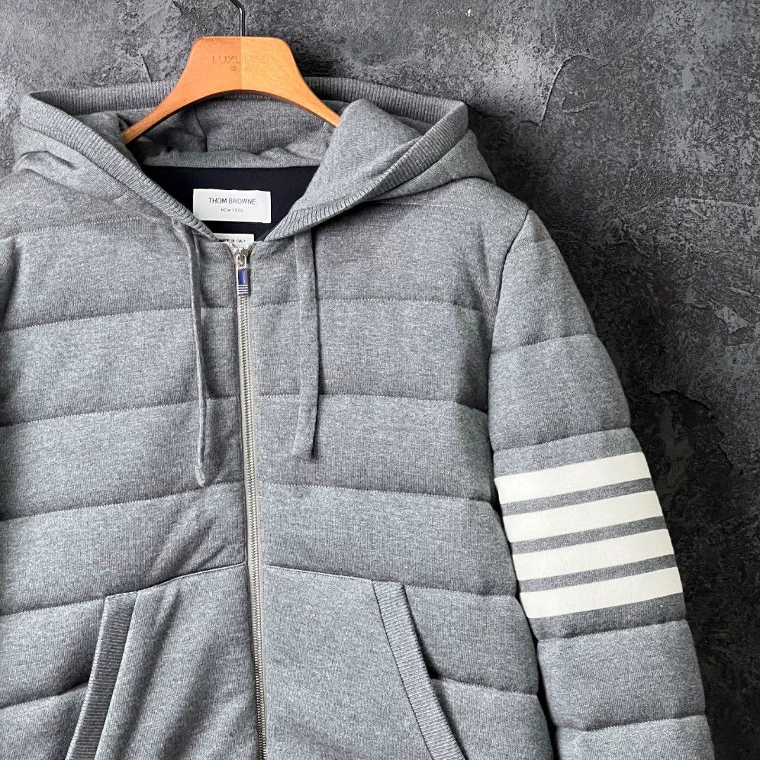 Thom Browne Thom Browne Wool Cotton Brown Heavy Coat m Men Size US M / EU 48-50 / 2 - 3 Thumbnail