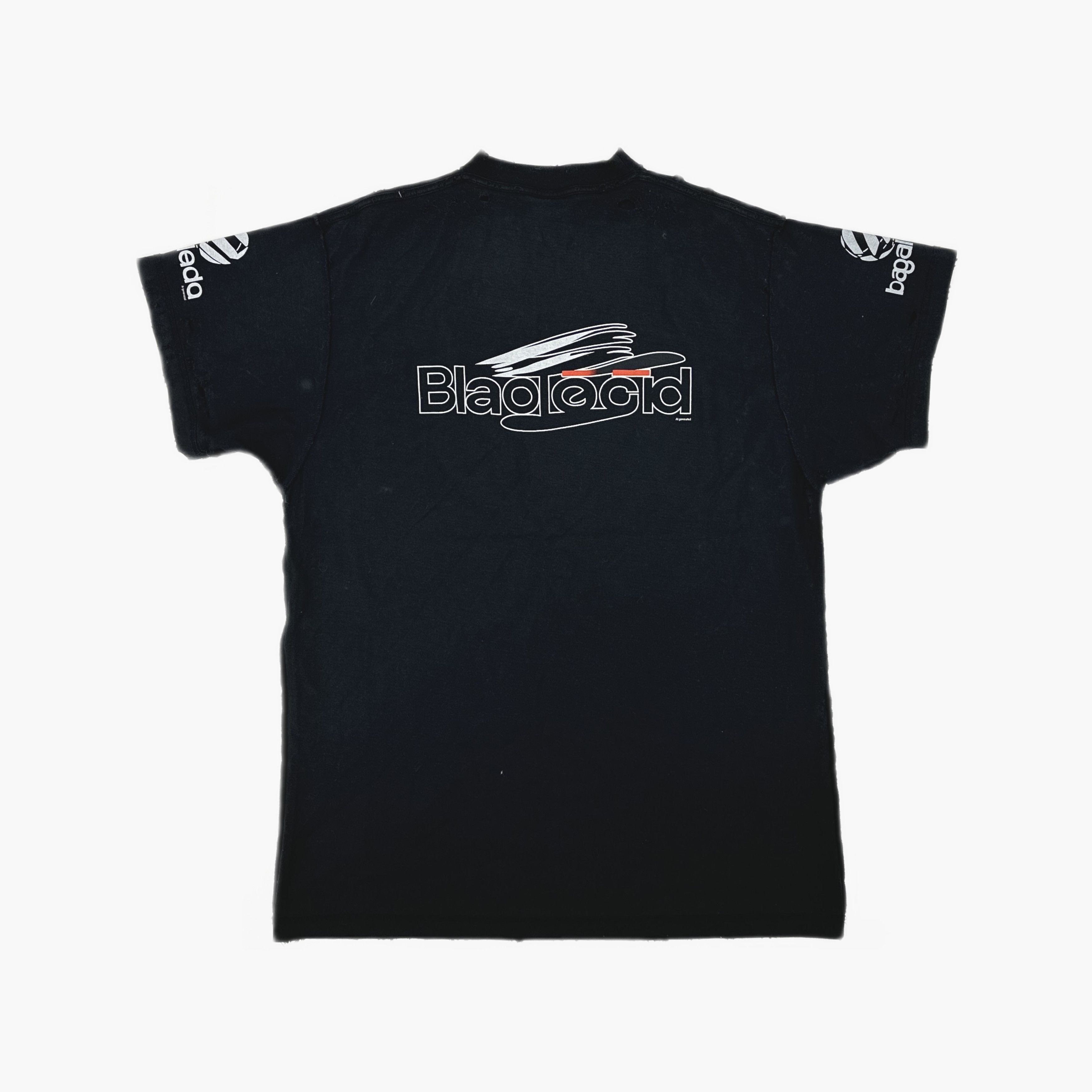 Balenciaga Balenciaga Distressed Logo Printed T-Shirt Size 1 Size US S / EU 44-46 / 1 - 3 Thumbnail