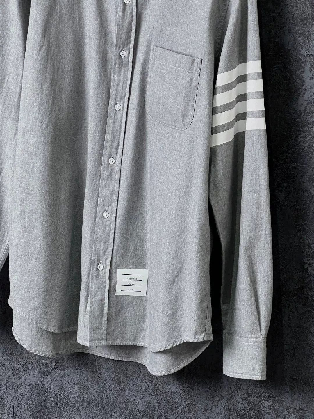Thom Browne Thom Browne Casual Cotton Brown Shirt l Men Size US L / EU 52-54 / 3 - 4 Thumbnail