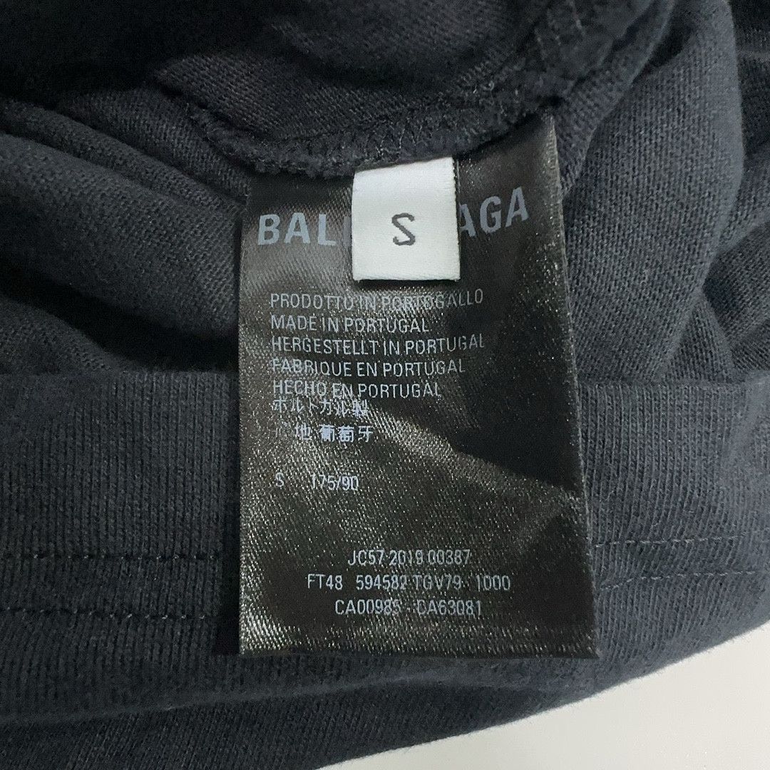 Balenciaga Balenciaga Multi-Logo Print Long Sleeve T-Shirt S Size US S / EU 44-46 / 1 - 5 Thumbnail