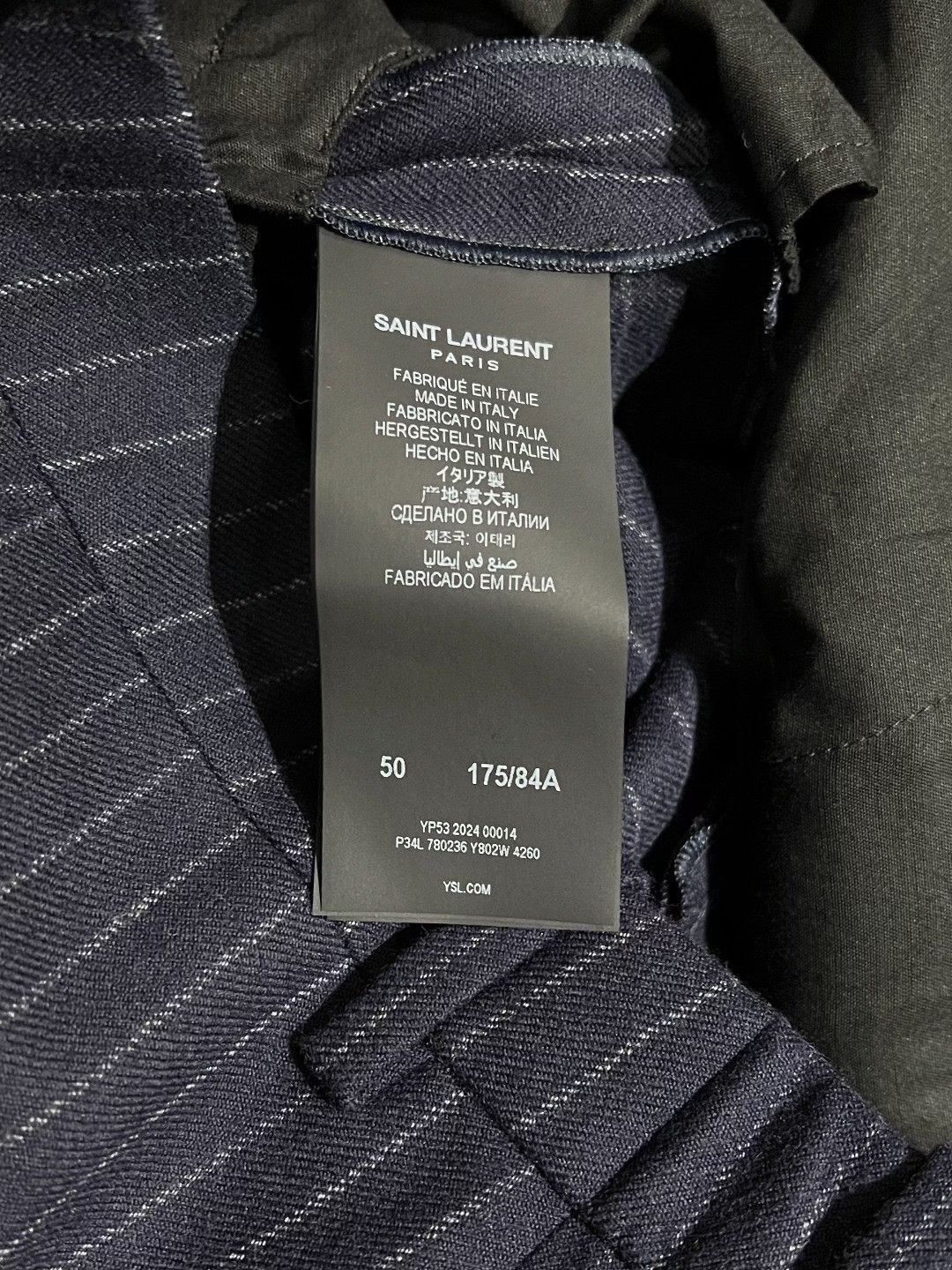 Saint Laurent Paris Saint Laurent Paris Casual Wool Formal Trousers 40r Men Size 40R - 8 Thumbnail