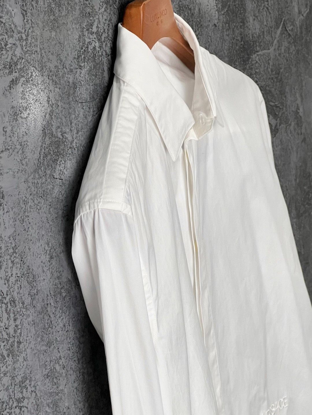 Versace Versace Cotton White Shirt m Men Size US M / EU 48-50 / 2 - 5 Thumbnail