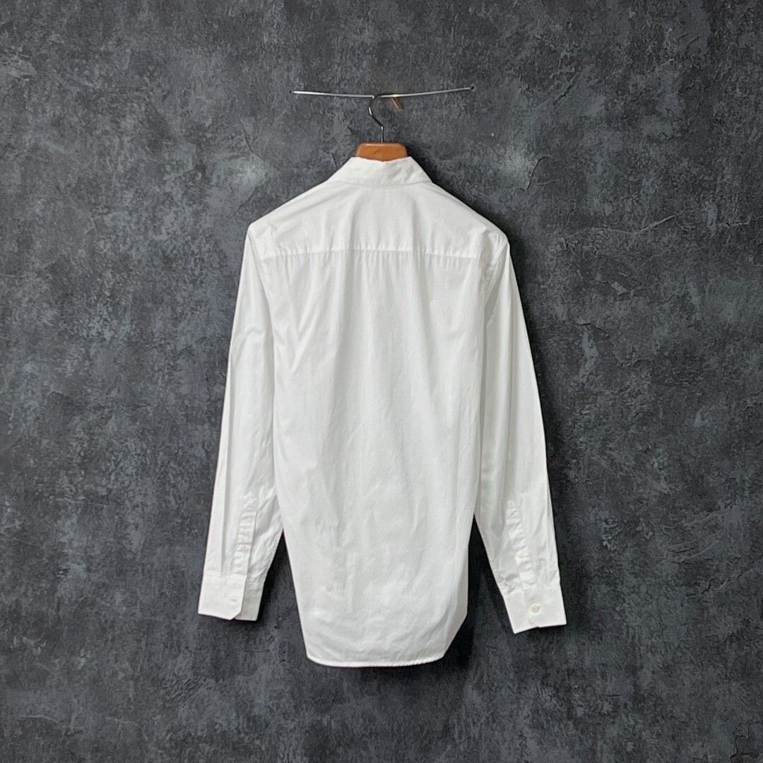 Versace Versace Cotton White Shirt m Men Size US M / EU 48-50 / 2 - 2 Thumbnail