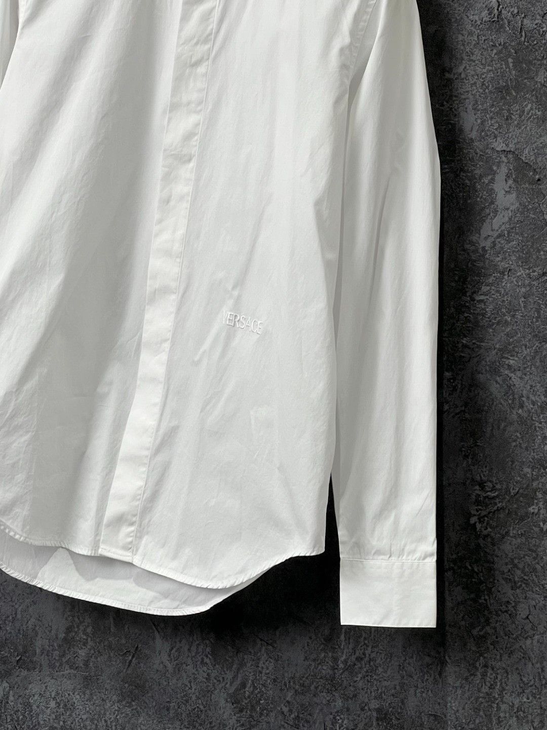 Versace Versace Cotton White Shirt m Men Size US M / EU 48-50 / 2 - 6 Thumbnail