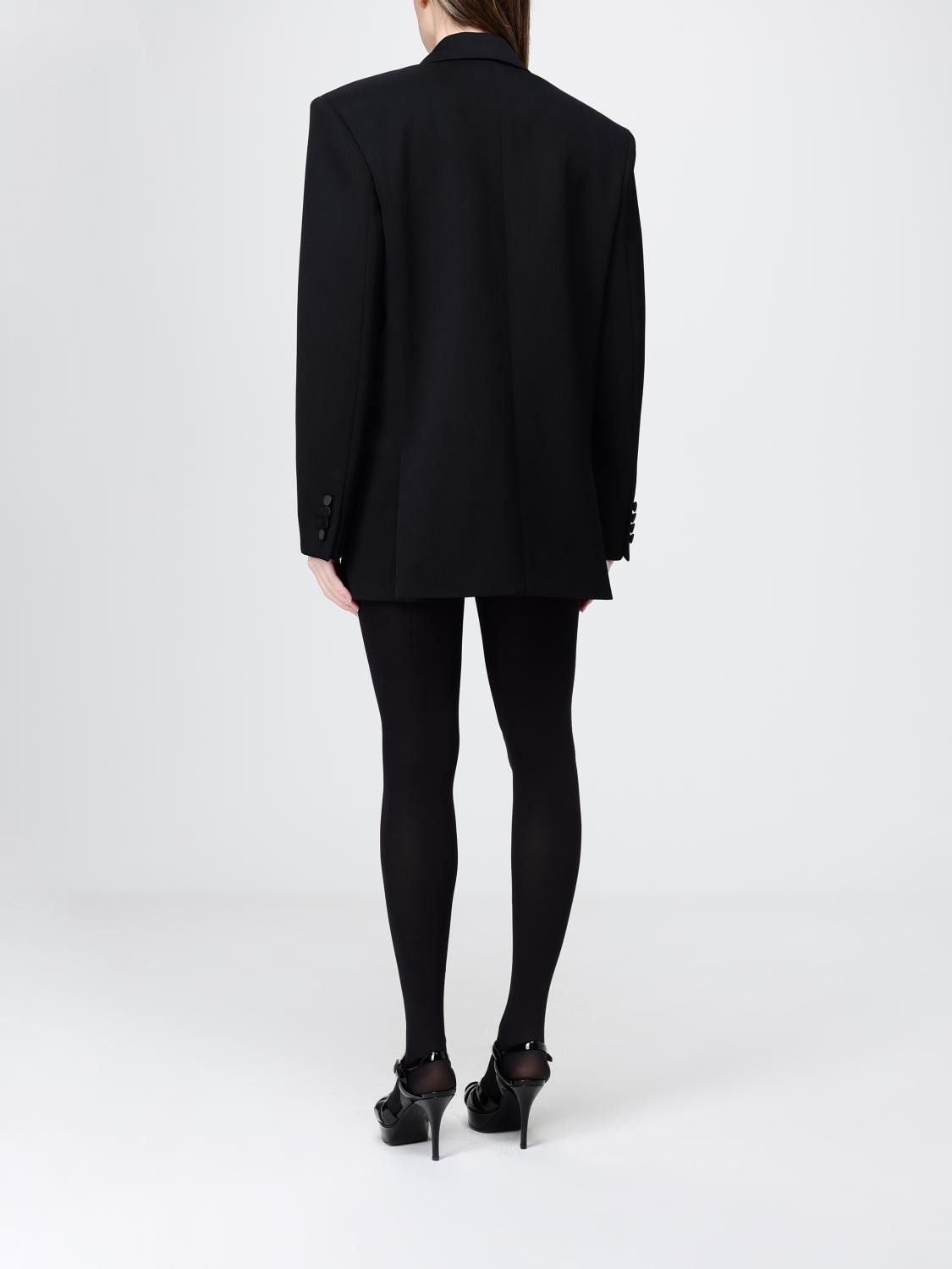 Saint Laurent Paris Saint Laurent Jacket Woman Black Size XS / US 0-2 / IT 36-38 - 2 Thumbnail
