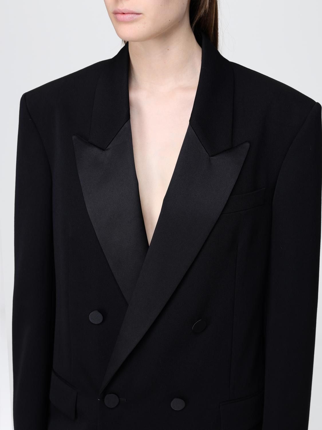 Saint Laurent Paris Saint Laurent Jacket Woman Black Size S / US 4 / IT 40 - 4 Thumbnail