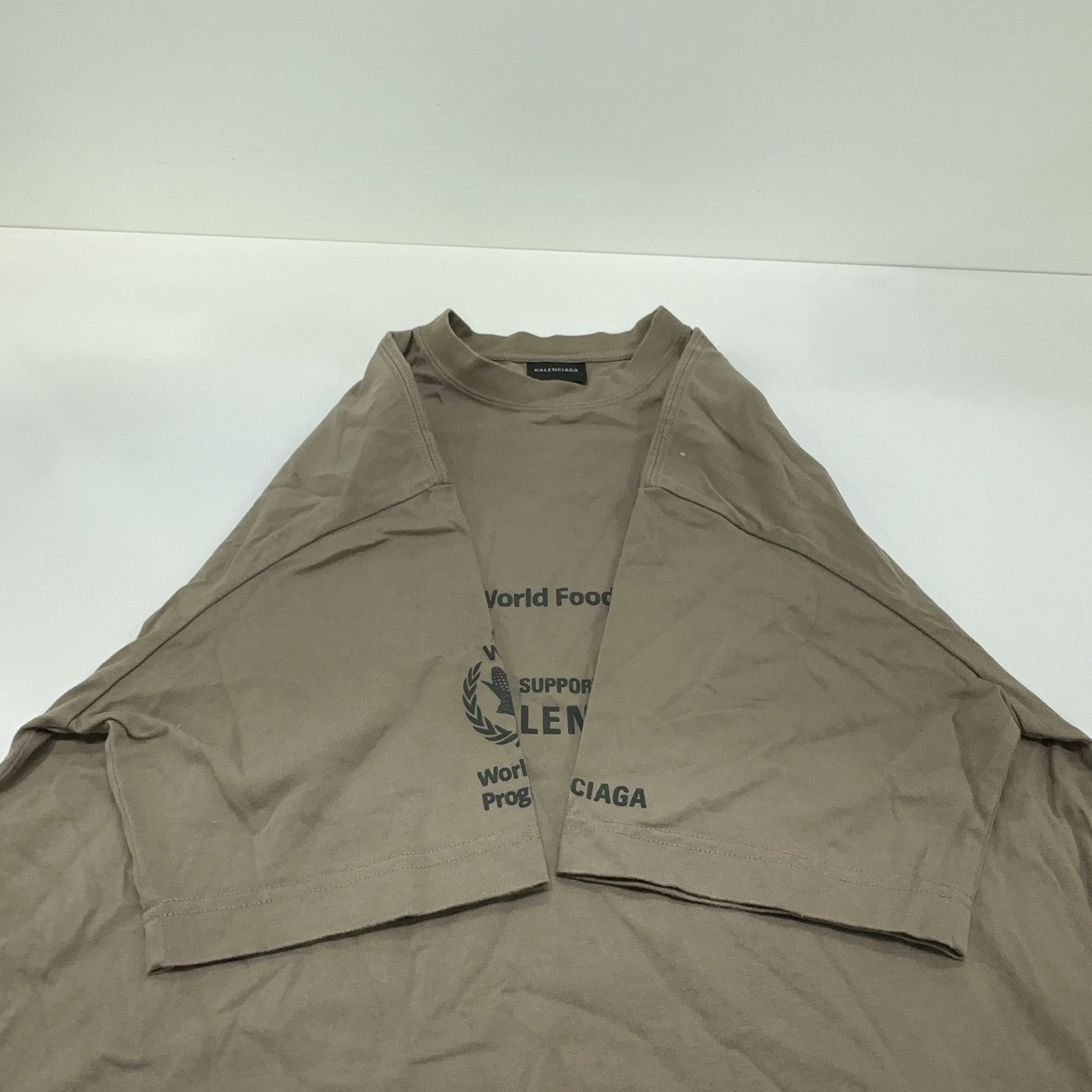 Balenciaga Balenciaga x WFP Logo Cotton T-Shirt XS Size US XS / EU 42 / 0 - 9 Thumbnail