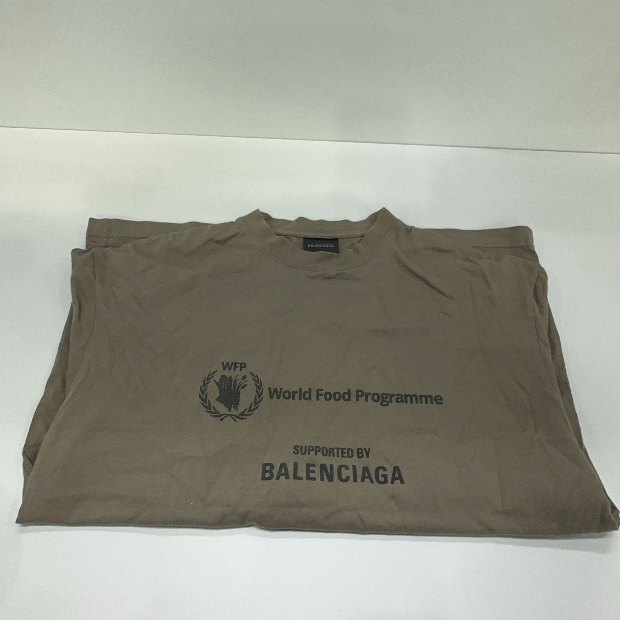 Balenciaga Balenciaga x WFP Logo Cotton T-Shirt XS Size US XS / EU 42 / 0 - 11 Thumbnail