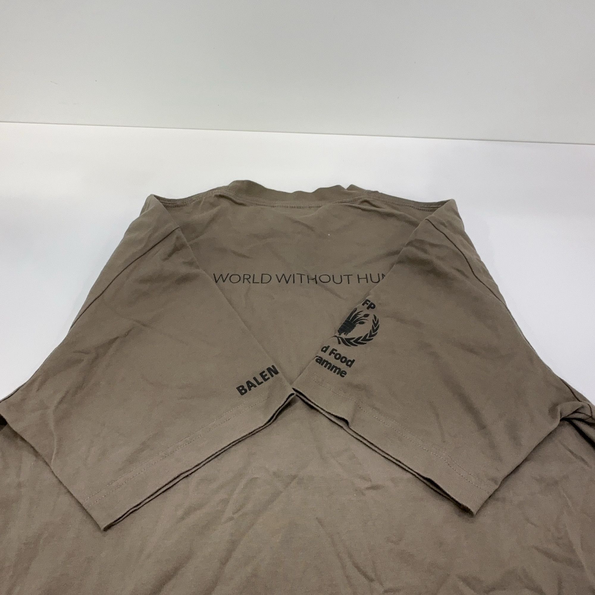 Balenciaga Balenciaga x WFP Logo Cotton T-Shirt XS Size US XS / EU 42 / 0 - 13 Thumbnail
