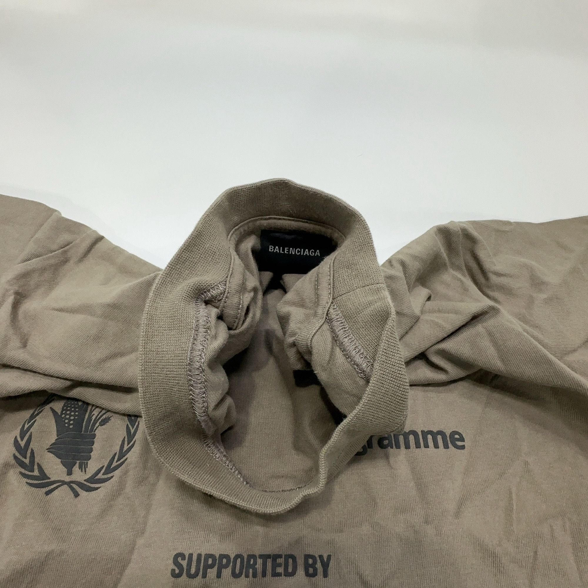 Balenciaga Balenciaga x WFP Logo Cotton T-Shirt XS Size US XS / EU 42 / 0 - 7 Thumbnail