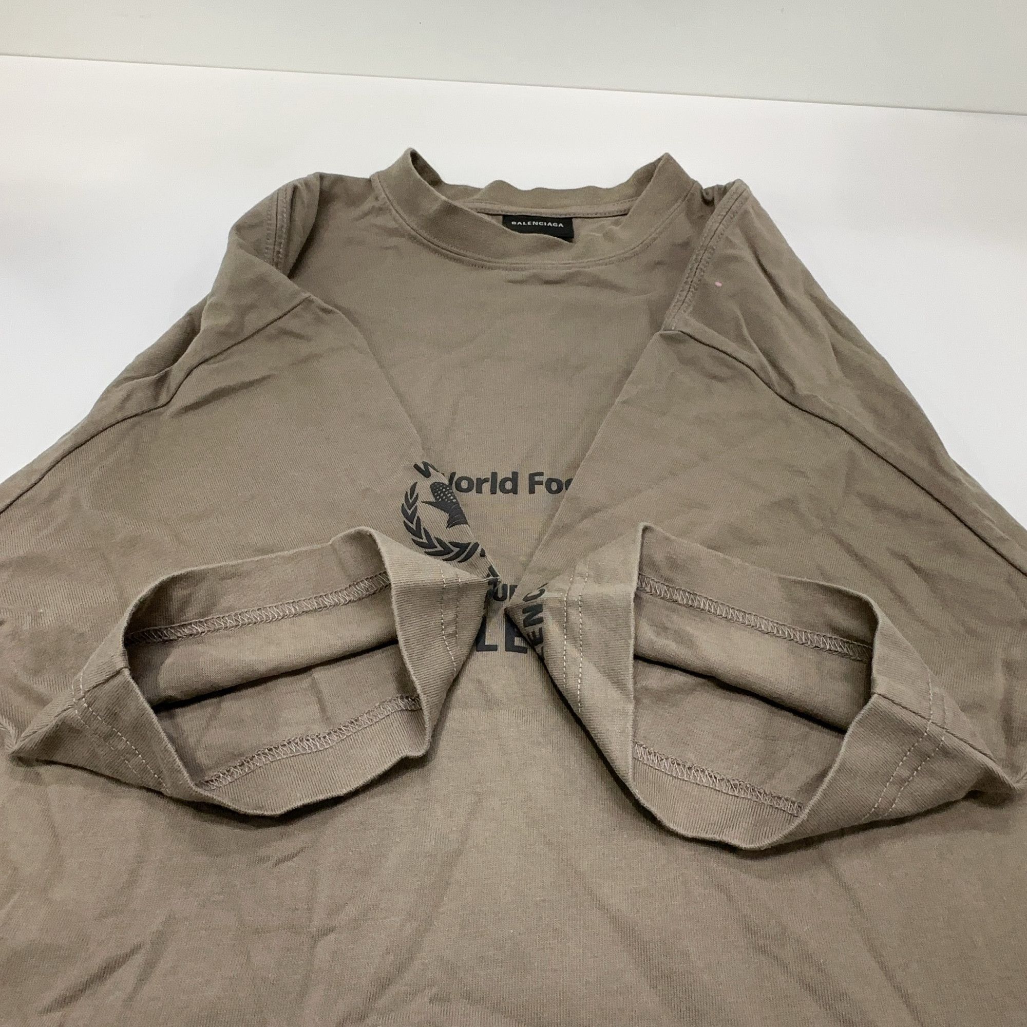 Balenciaga Balenciaga x WFP Logo Cotton T-Shirt XS Size US XS / EU 42 / 0 - 8 Thumbnail