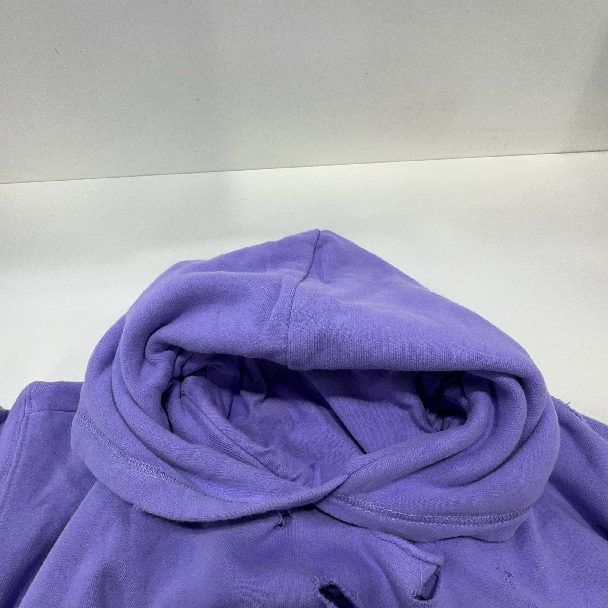 Balenciaga Balenciaga SS22 Distressed Logo Hoodie XS Size US XS / EU 42 / 0 - 8 Thumbnail