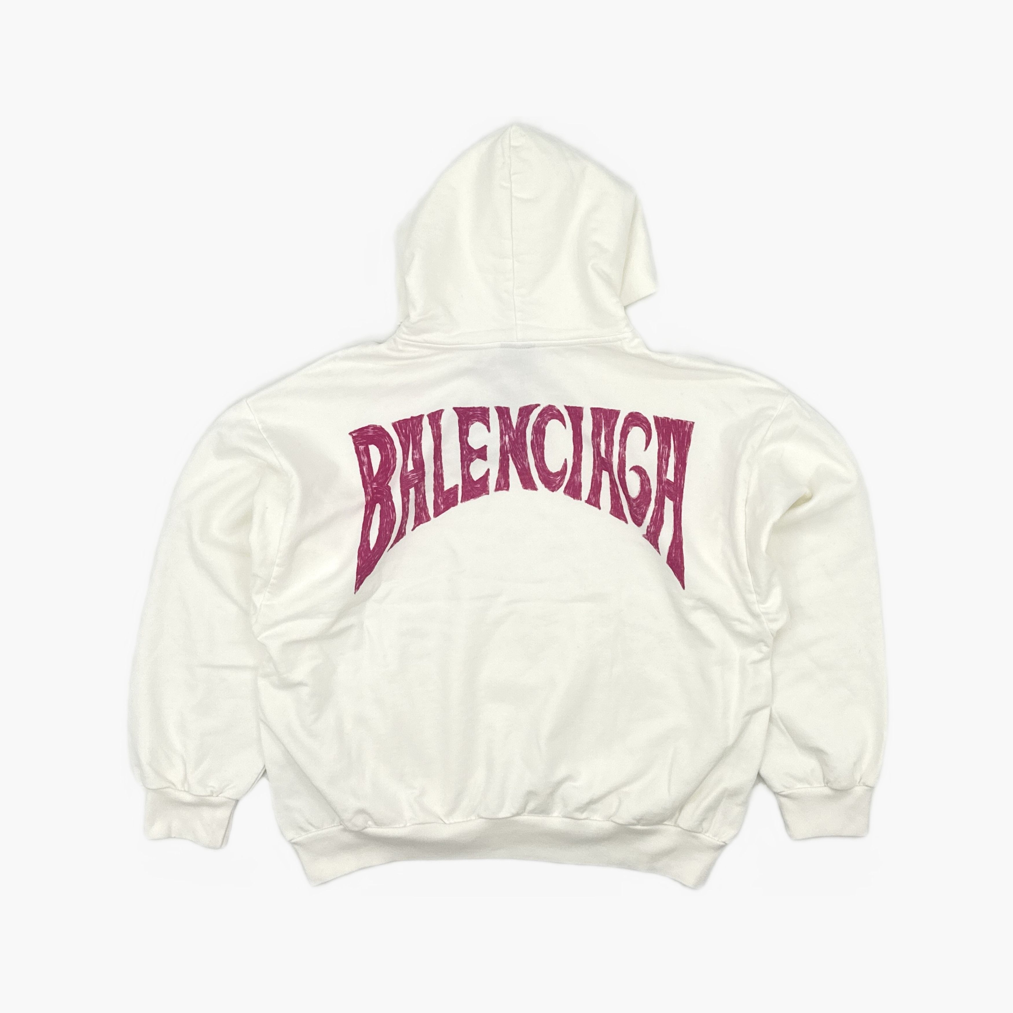Balenciaga Balenciaga Arched Back Logo Pullover Hoodie XS Size US XS / EU 42 / 0 - 3 Thumbnail