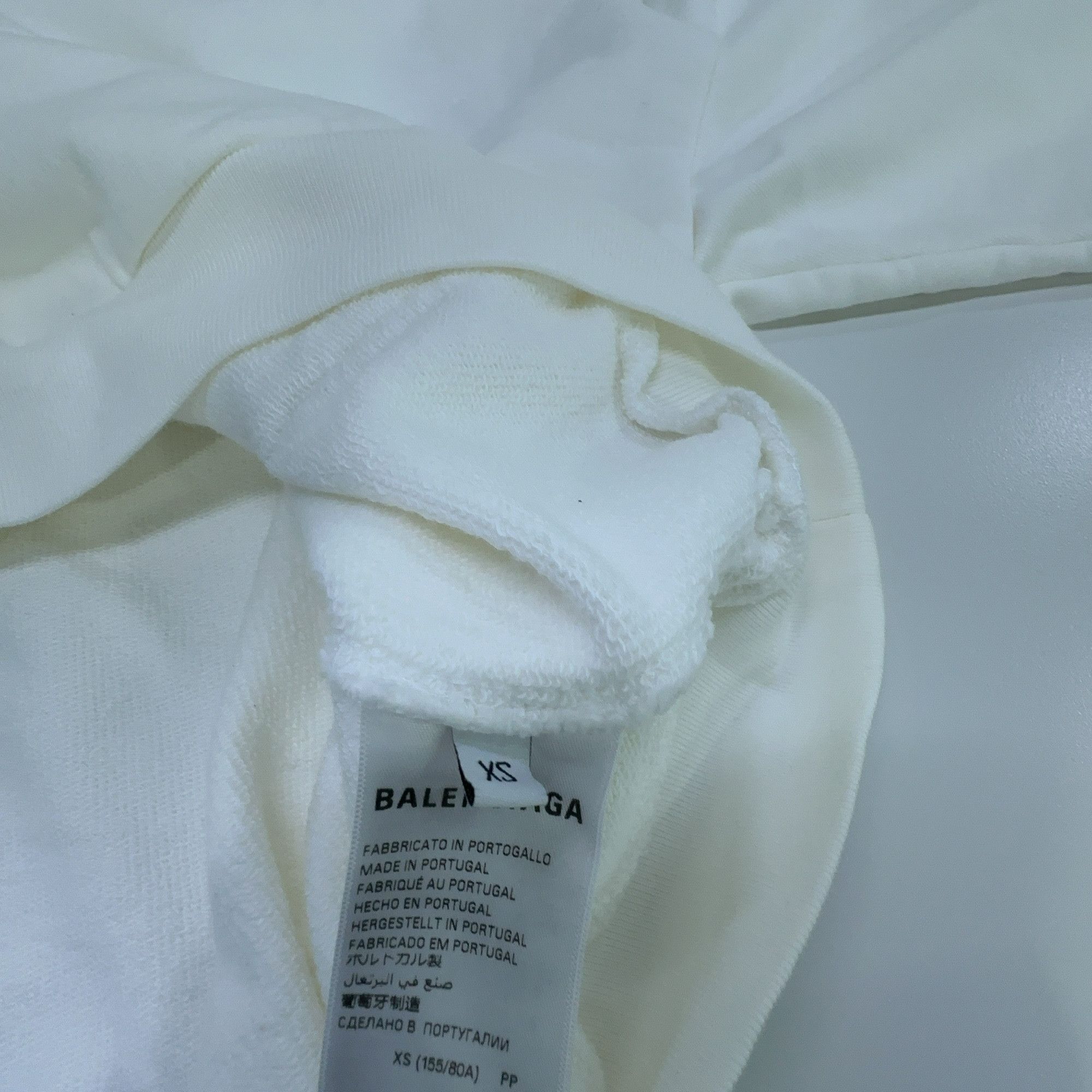 Balenciaga Balenciaga Arched Back Logo Pullover Hoodie XS Size US XS / EU 42 / 0 - 4 Thumbnail