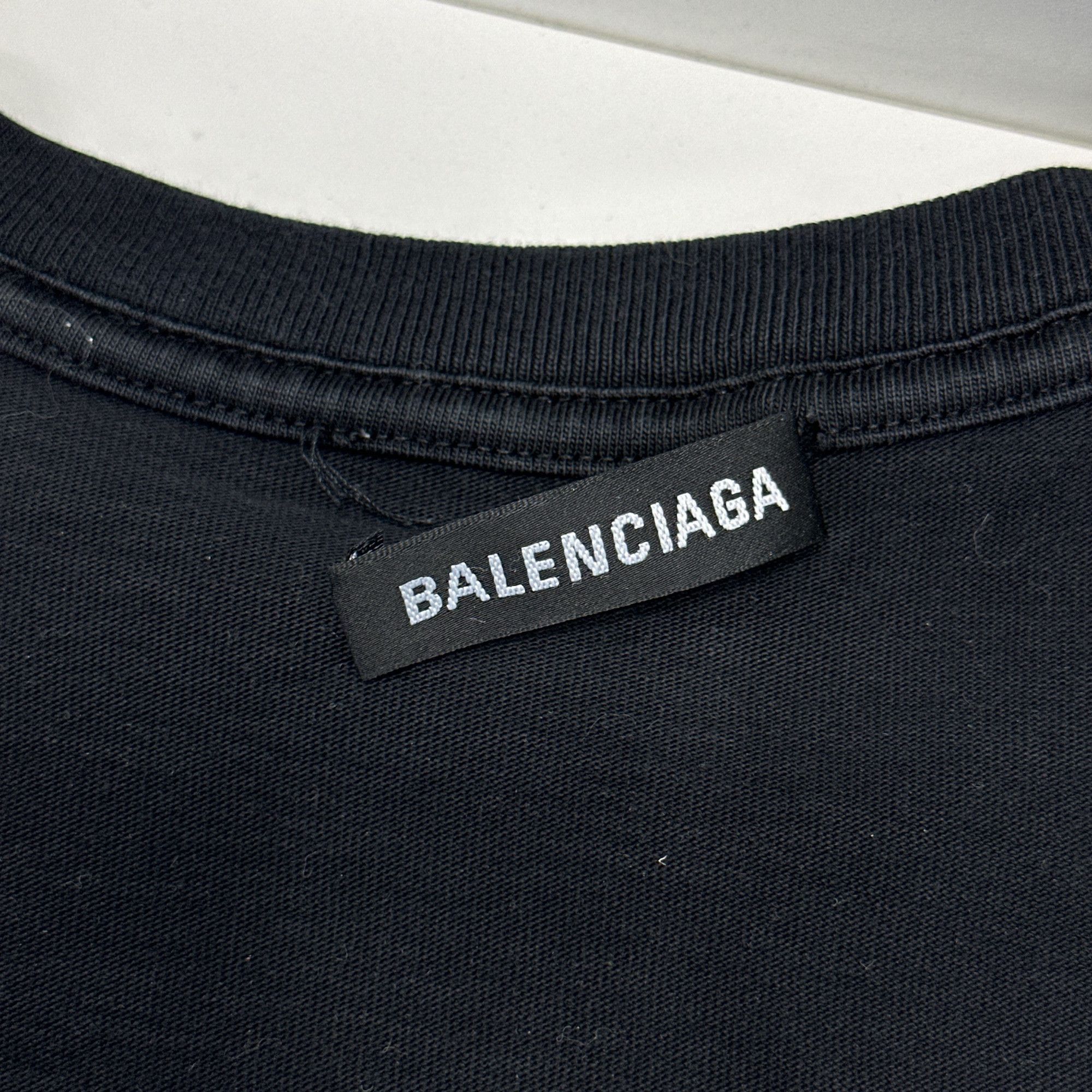 Balenciaga Balenciaga Circular Logo T-Shirt XXS Size US XXS / EU 40 - 4 Thumbnail
