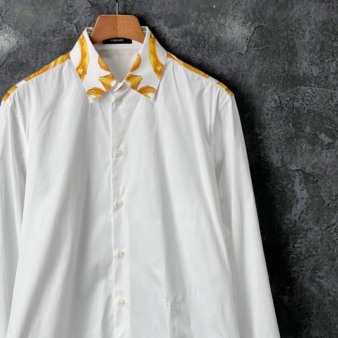 Versace Versace Casual Printed Shirt m Men Size US M / EU 48-50 / 2 - 2 Thumbnail
