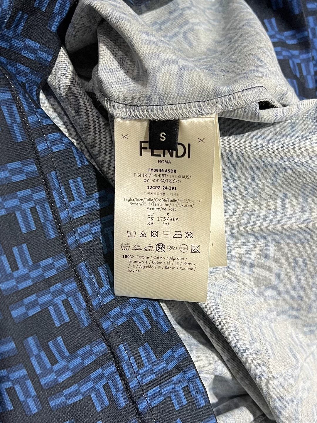 Fendi Fendi Cotton T-Shirt m Men Size US M / EU 48-50 / 2 - 7 Thumbnail