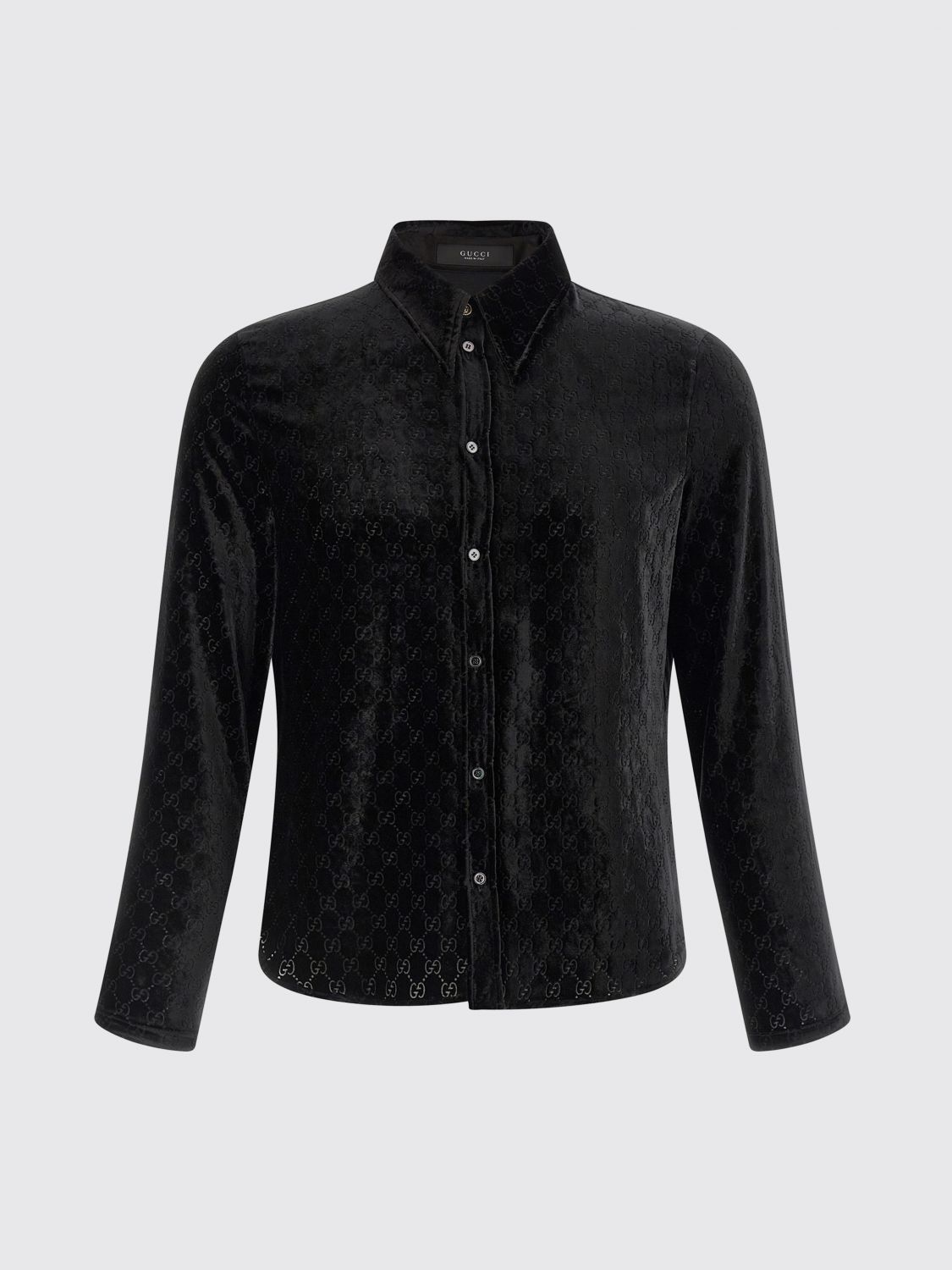 Gucci Gucci Shirt Men Black Size US M / EU 48-50 / 2 - 2 Thumbnail