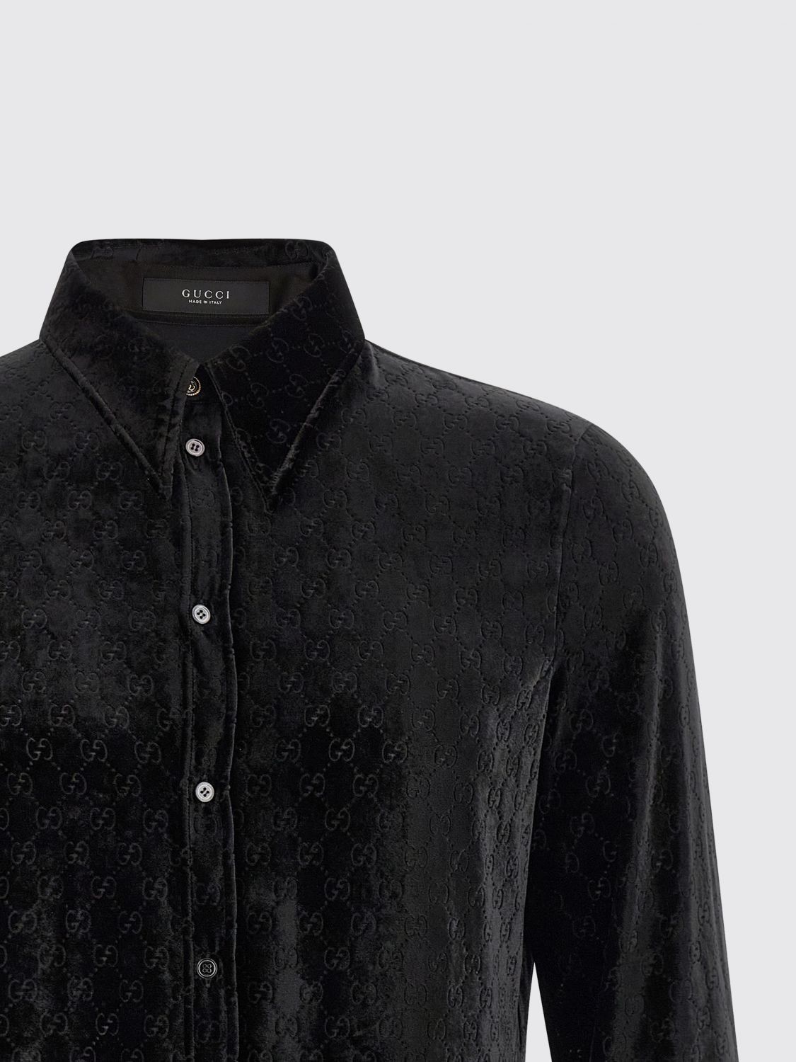 Gucci Gucci Shirt Men Black Size US M / EU 48-50 / 2 - 4 Thumbnail