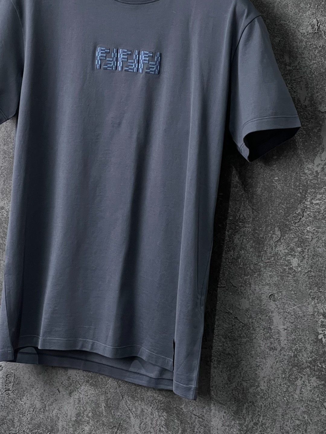 Fendi Fendi Cotton Blue T-Shirt m Men Size US M / EU 48-50 / 2 - 6 Thumbnail