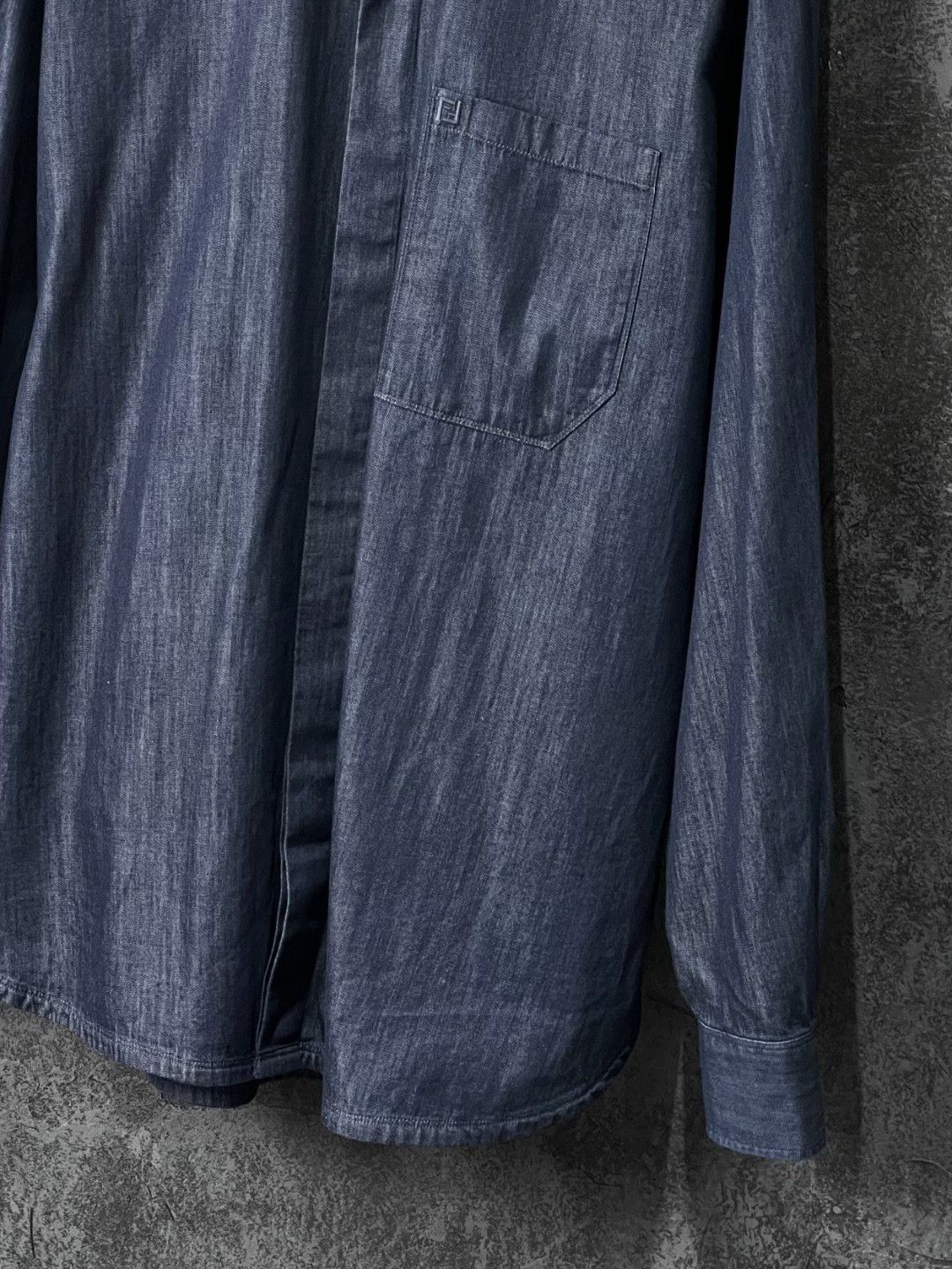 Fendi Fendi Casual Cotton Blue Shirt l Men Size US L / EU 52-54 / 3 - 4 Thumbnail