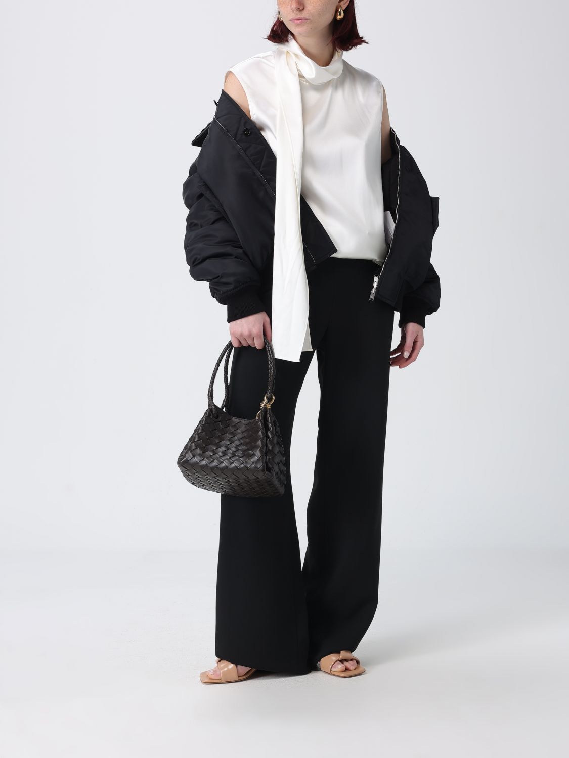 Bottega Veneta Bottega Veneta Jacket Woman Black Size M / US 6-8 / IT 42-44 - 2 Thumbnail
