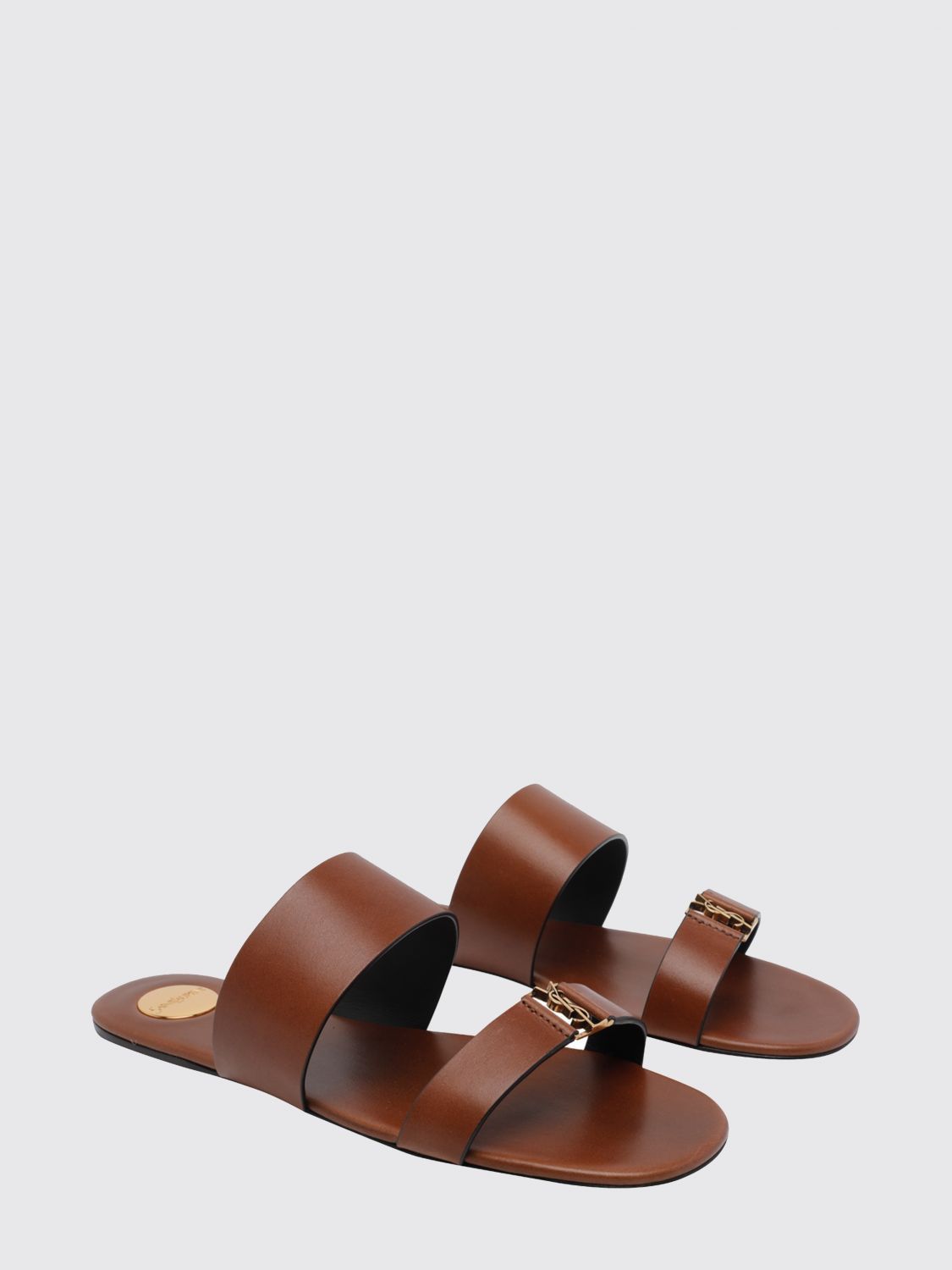 Saint Laurent Paris Saint Laurent Heeled Sandal Woman Leather Size US 7 / IT 37 - 2 Thumbnail