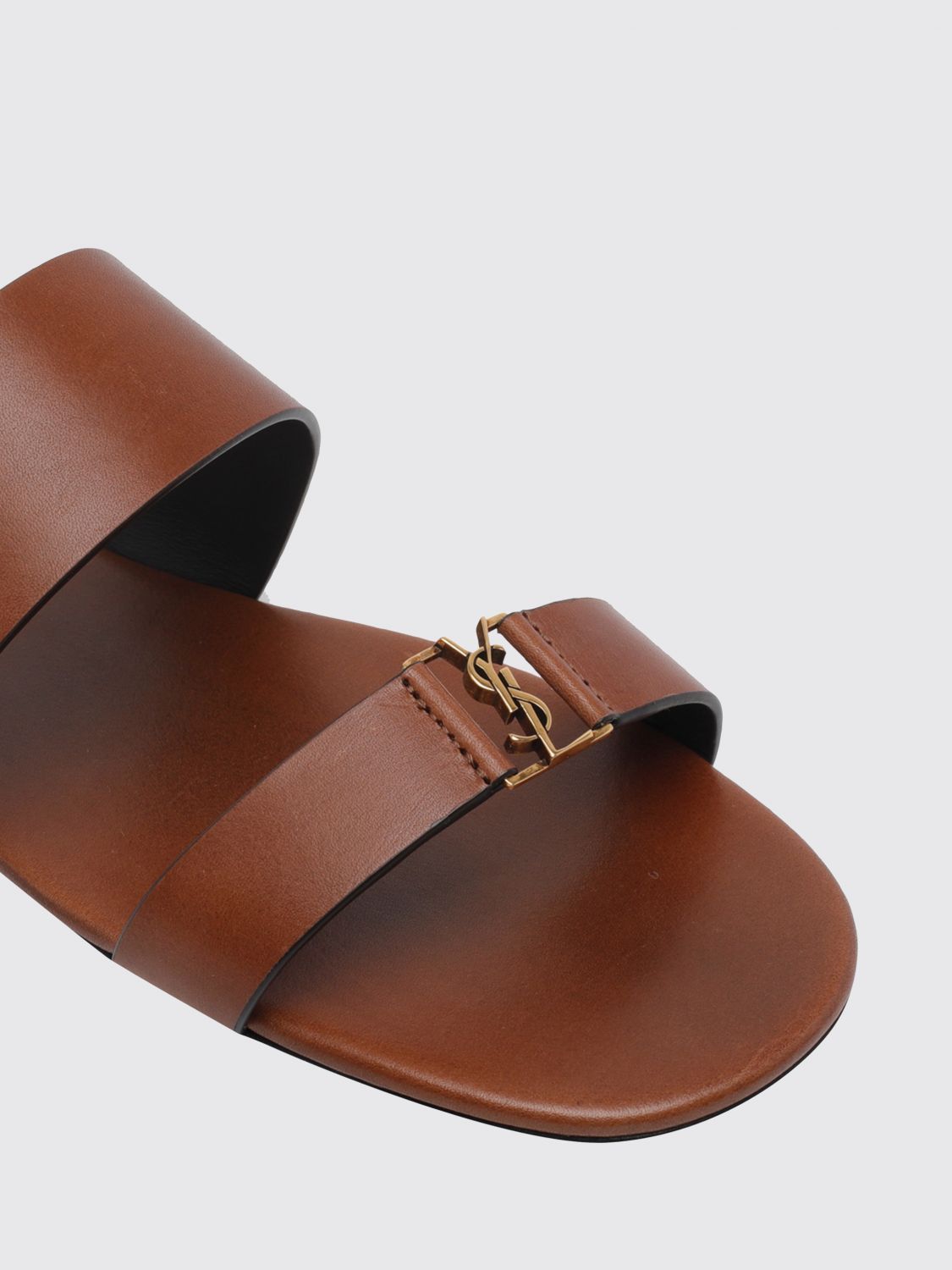 Saint Laurent Paris Saint Laurent Heeled Sandal Woman Leather Size US 10 / IT 40 - 4 Thumbnail
