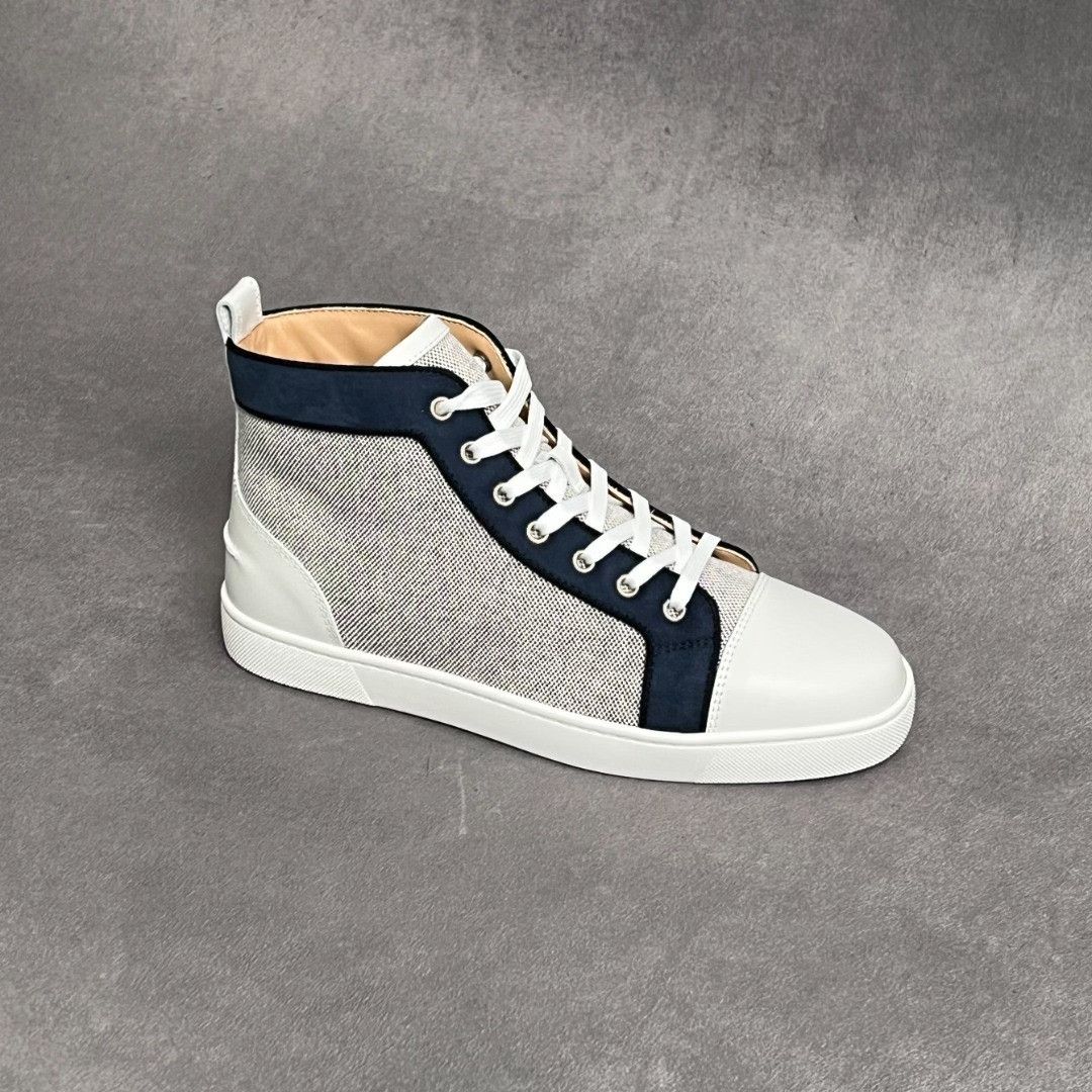 Christian Louboutin Christian Louboutin Leather Multi Hitop Sneakers 6.5 Men Size US 6.5 / EU 39-40 - 4 Thumbnail