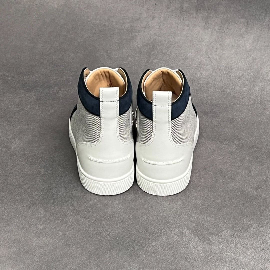 Christian Louboutin Christian Louboutin Leather Multi Hitop Sneakers 6.5 Men Size US 6.5 / EU 39-40 - 8 Thumbnail