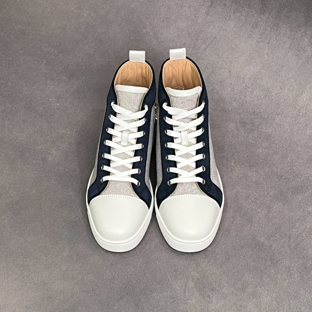 Christian Louboutin Christian Louboutin Leather Multi Hitop Sneakers 6.5 Men Size US 6.5 / EU 39-40 - 7 Thumbnail
