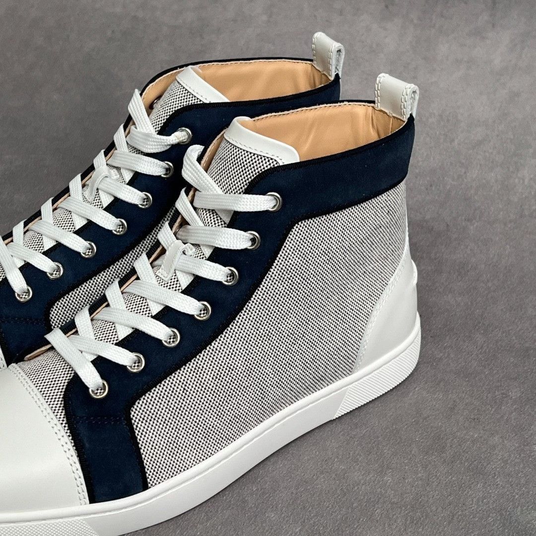Christian Louboutin Christian Louboutin Leather Multi Hitop Sneakers 6.5 Men Size US 6.5 / EU 39-40 - 3 Thumbnail