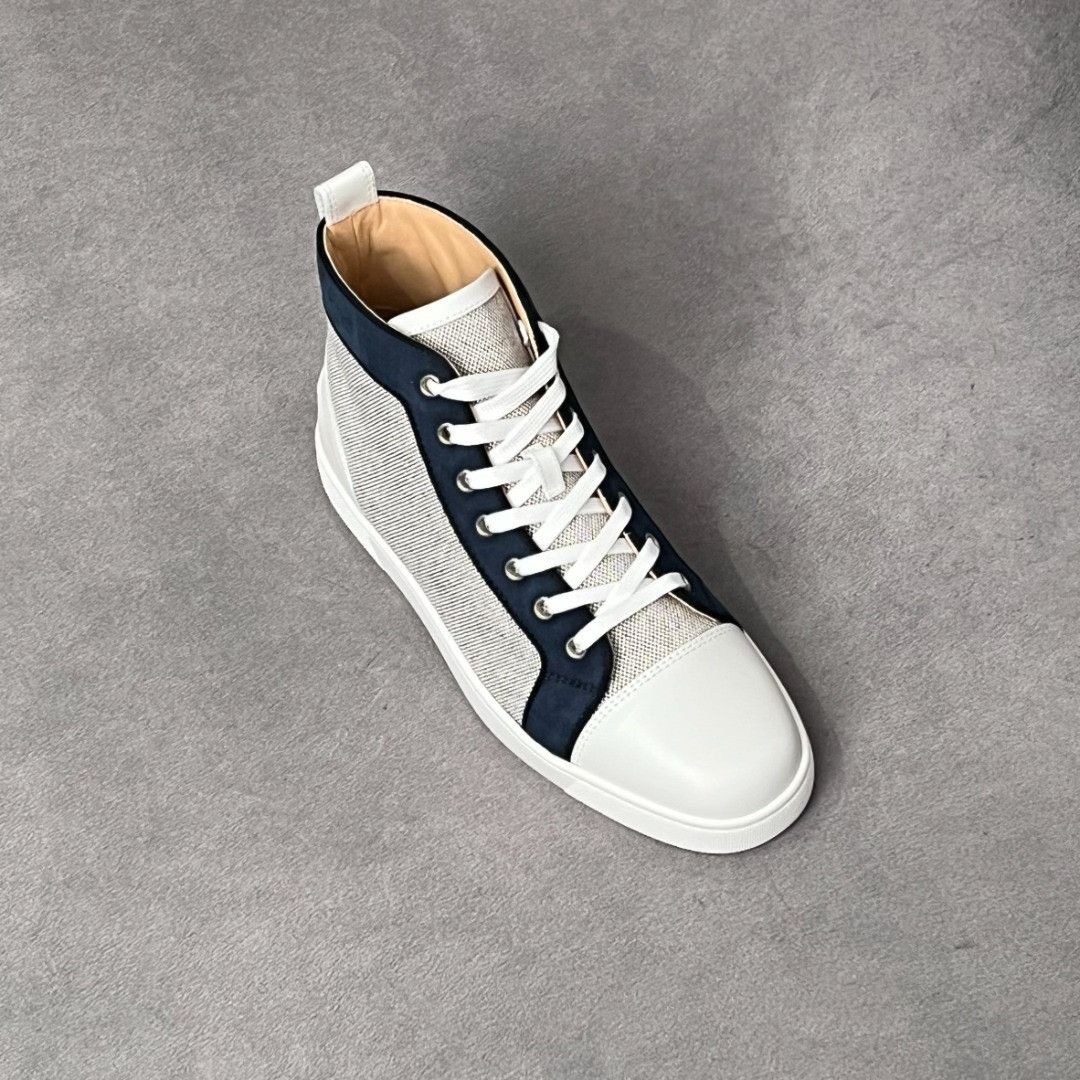 Christian Louboutin Christian Louboutin Leather Multi Hitop Sneakers 6.5 Men Size US 6.5 / EU 39-40 - 5 Thumbnail
