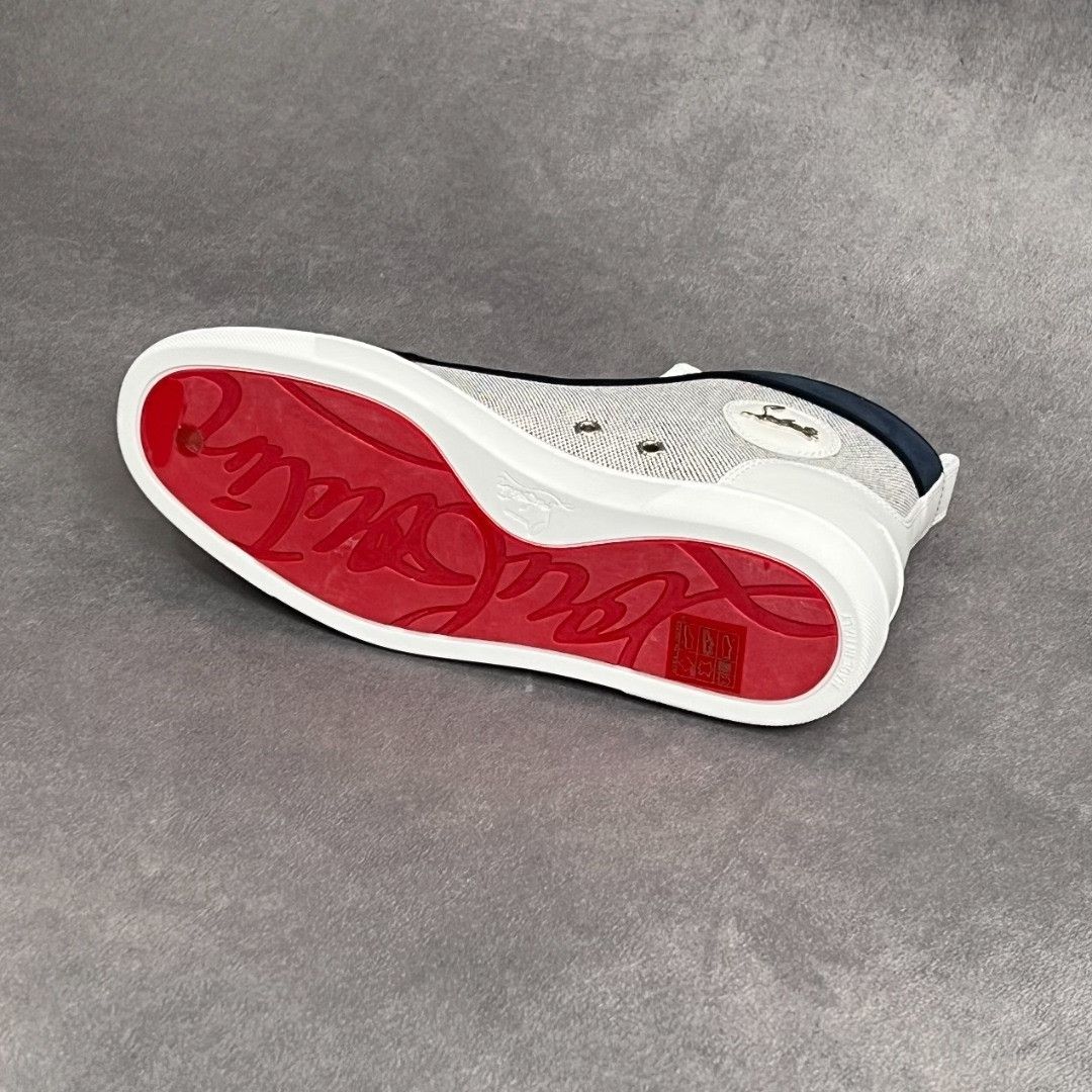 Christian Louboutin Christian Louboutin Leather Multi Hitop Sneakers 6.5 Men Size US 6.5 / EU 39-40 - 6 Thumbnail