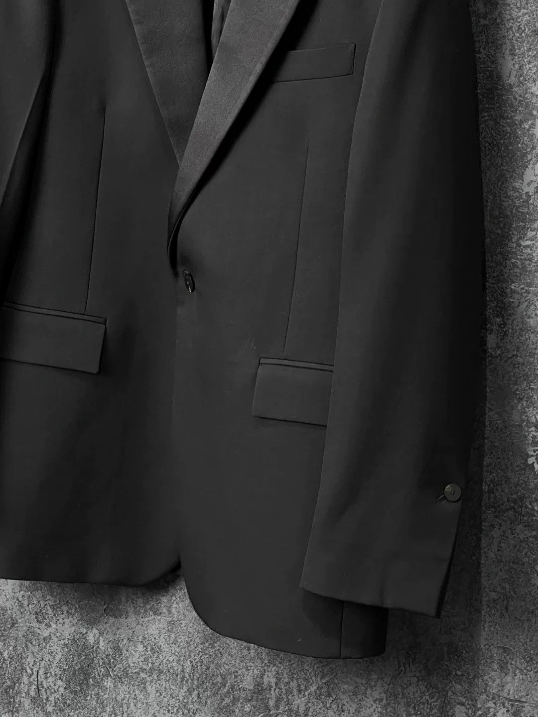 Salvatore Ferragamo Salvatore Ferragamo Wool Black Suit 40r Men Size 40R - 5 Thumbnail