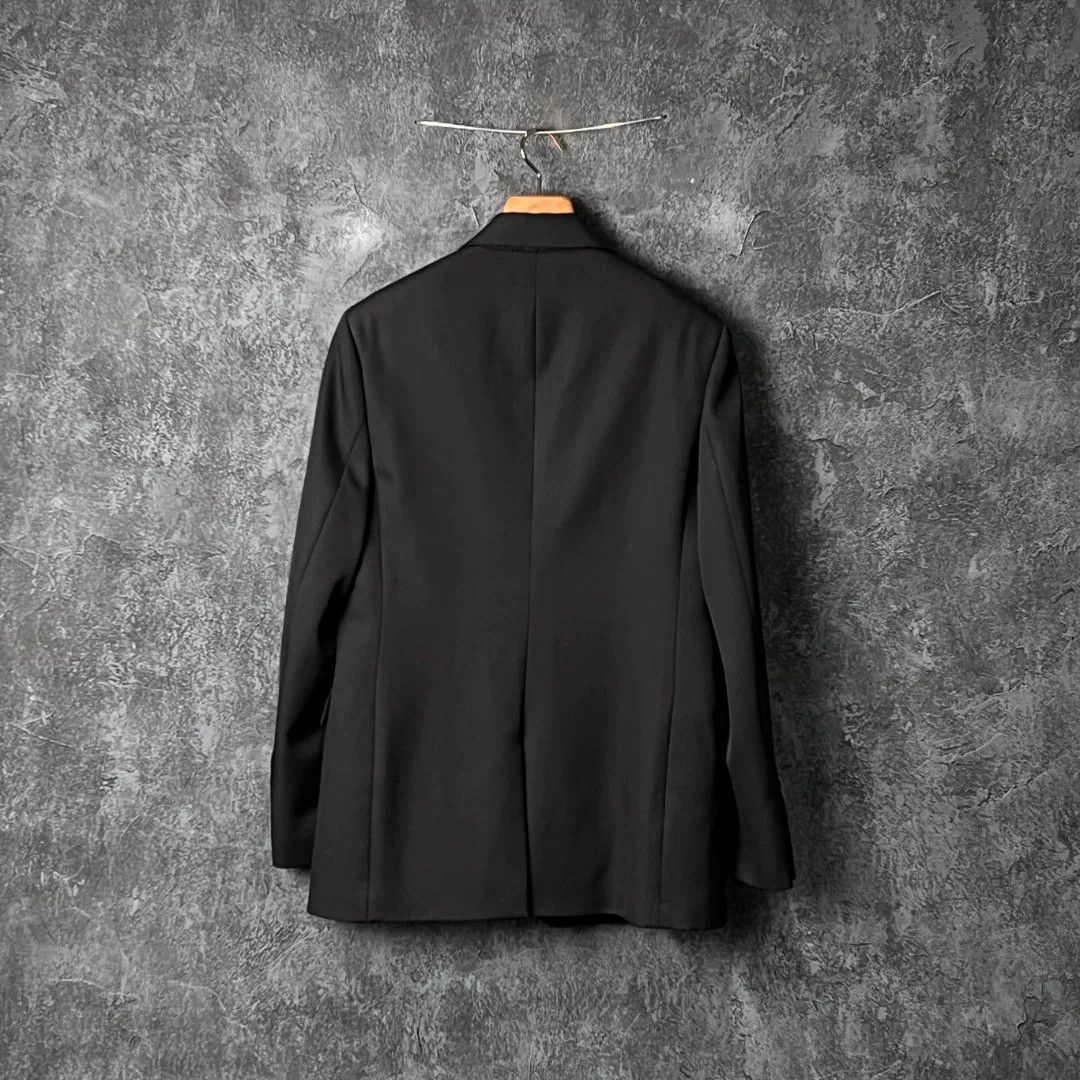 Salvatore Ferragamo Salvatore Ferragamo Wool Black Suit 40r Men Size 40R - 2 Thumbnail