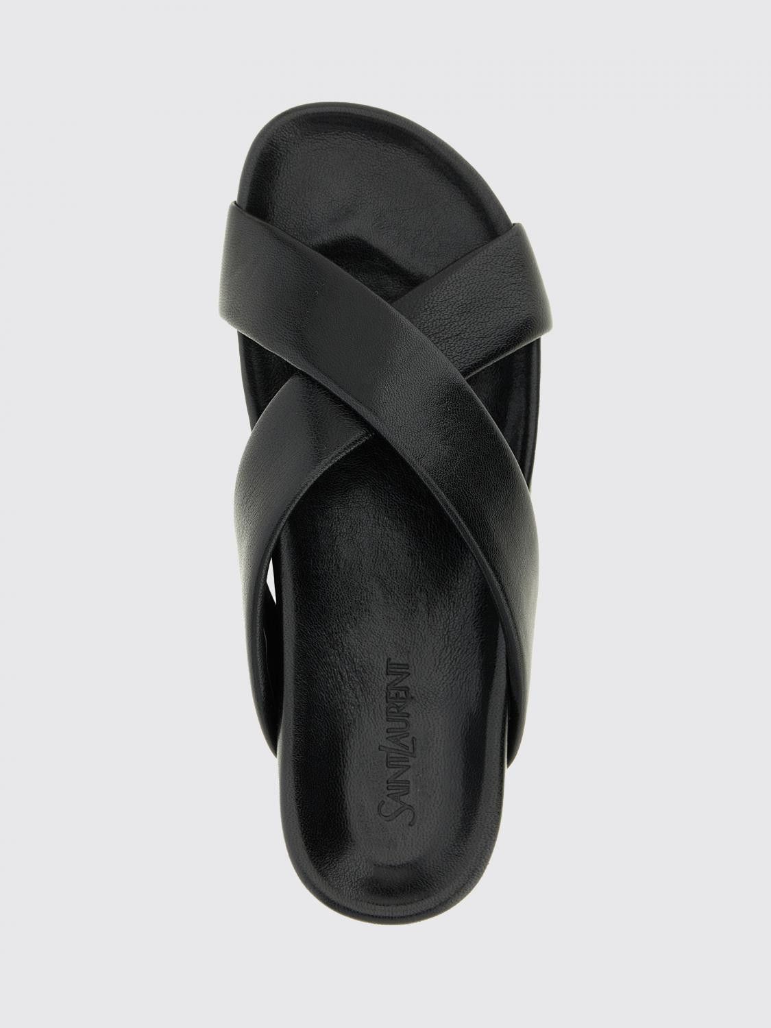Saint Laurent Paris Saint Laurent Sandals Men Black Size US 8 / EU 41 - 4 Thumbnail