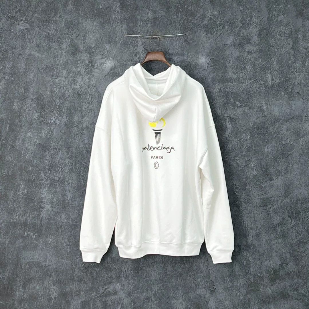 Balenciaga Balenciaga Retro Printed Hoodie xs Men Size US XS / EU 42 / 0 - 2 Thumbnail