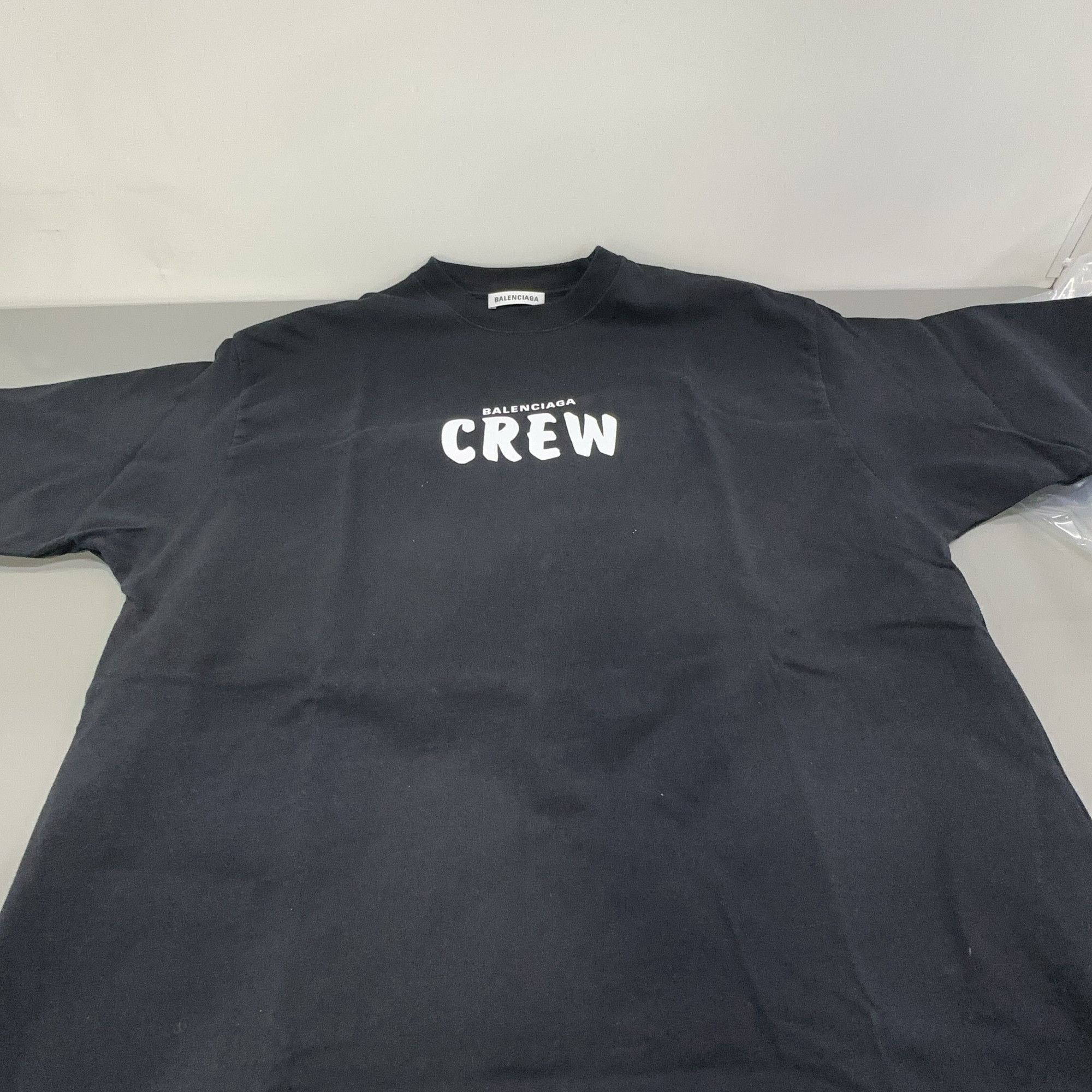 Balenciaga Balenciaga Crew Logo Print T-Shirt S Size US S / EU 44-46 / 1 - 8 Thumbnail