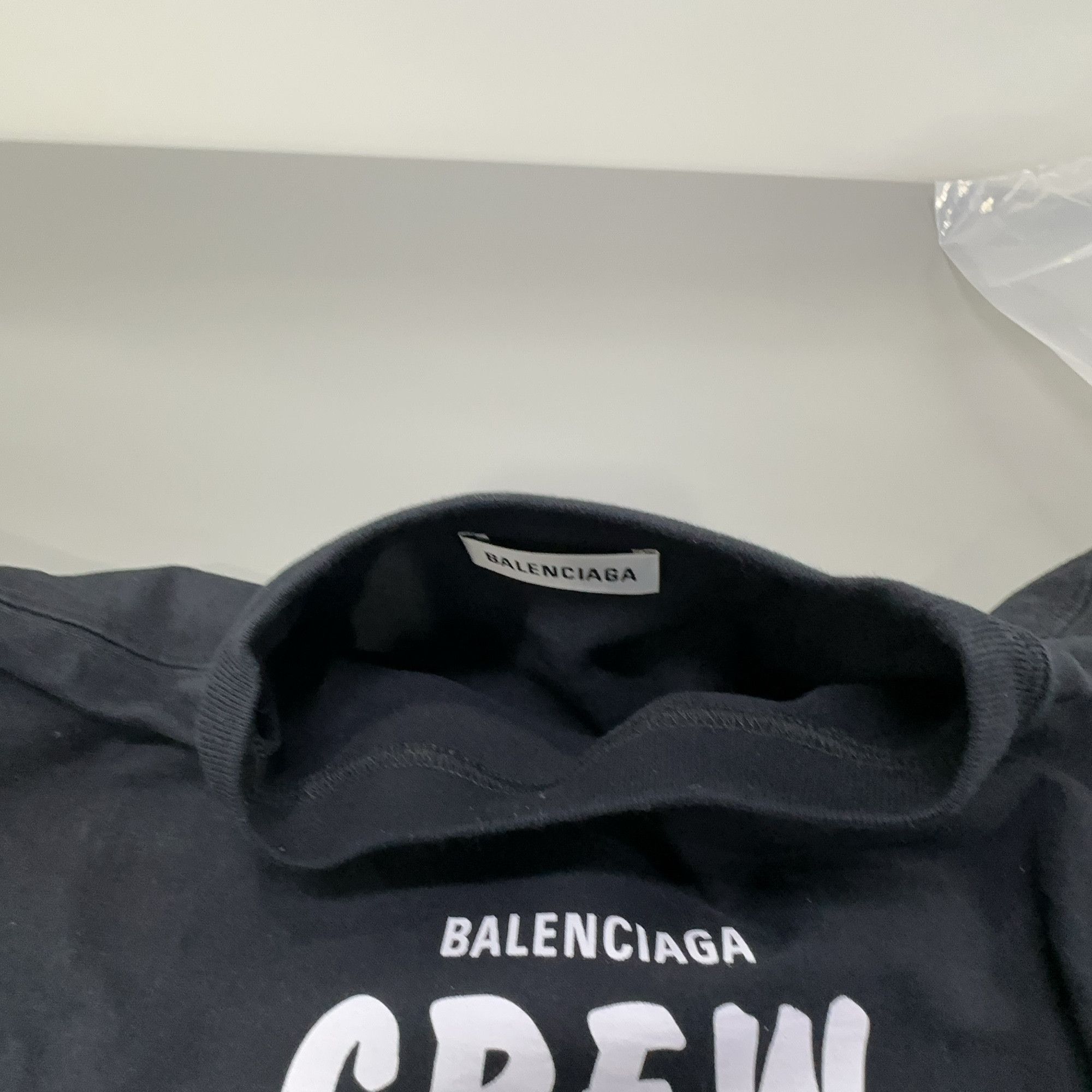 Balenciaga Balenciaga Crew Logo Print T-Shirt S Size US S / EU 44-46 / 1 - 12 Thumbnail