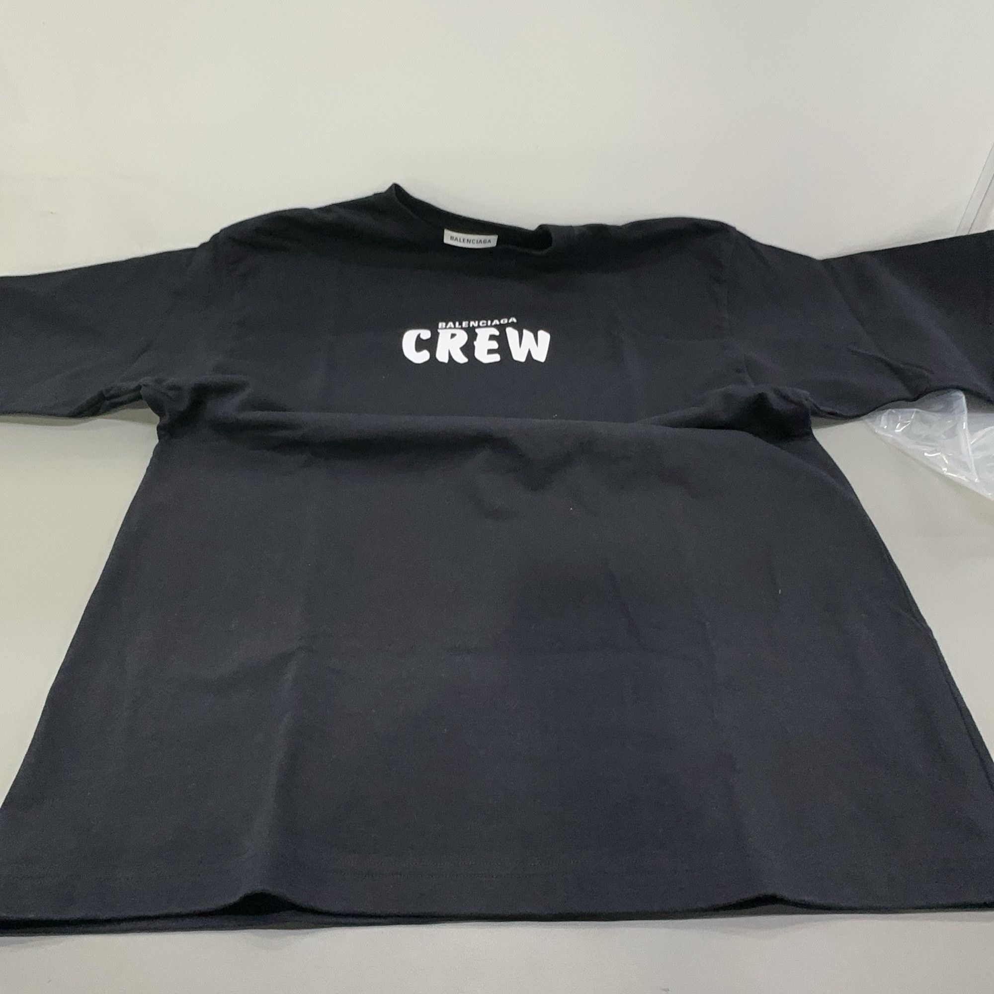 Balenciaga Balenciaga Crew Logo Print T-Shirt S Size US S / EU 44-46 / 1 - 9 Thumbnail