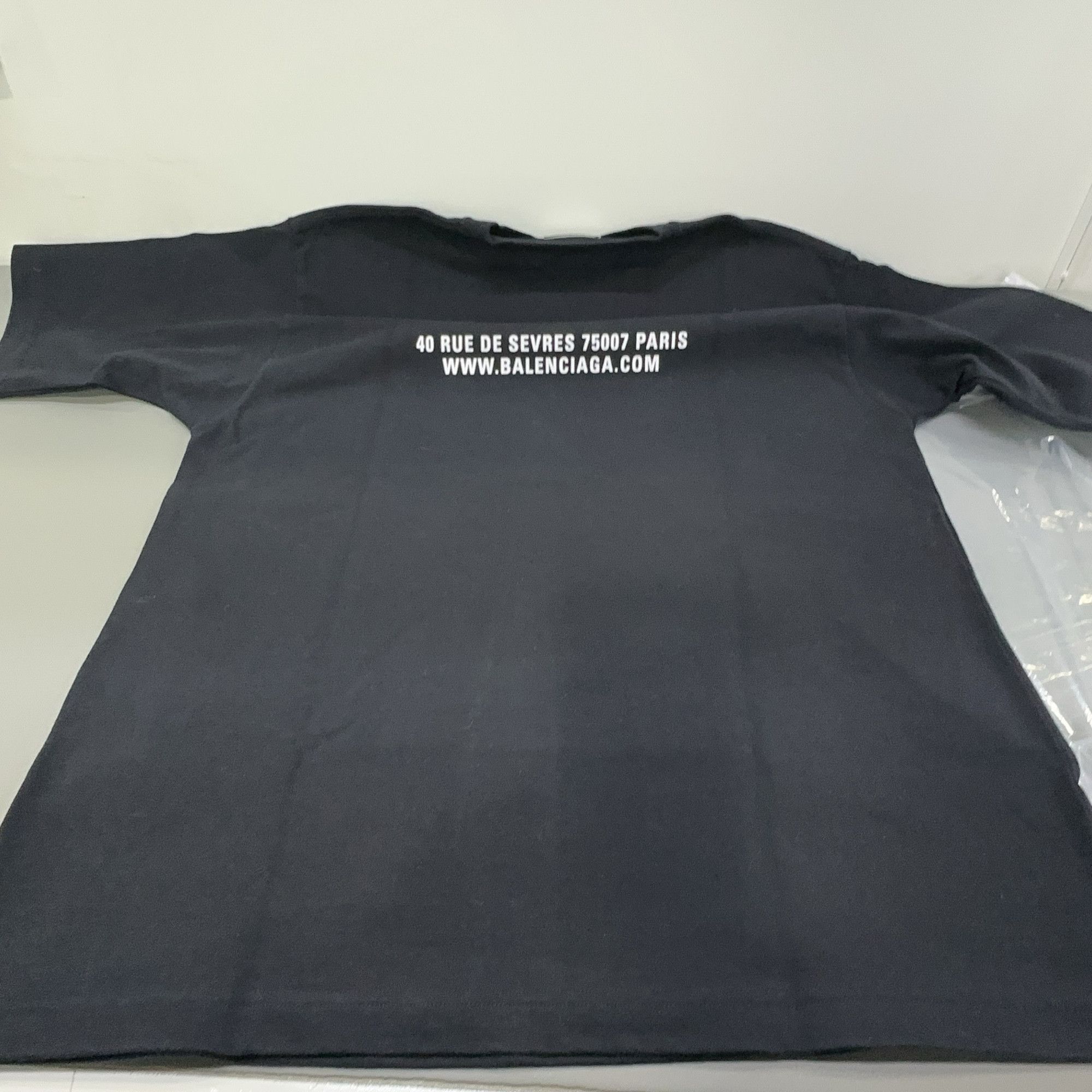 Balenciaga Balenciaga Crew Logo Print T-Shirt S Size US S / EU 44-46 / 1 - 11 Thumbnail