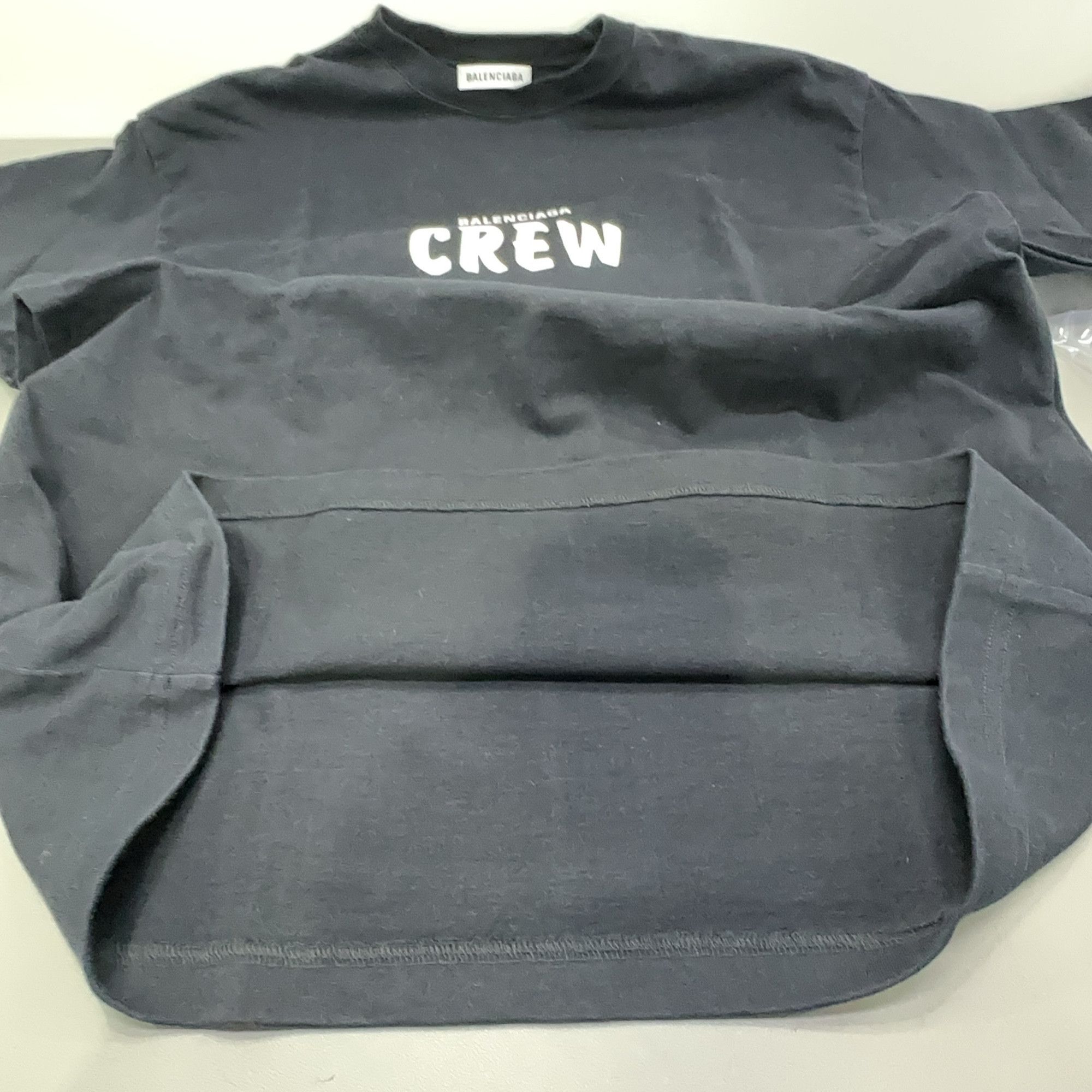 Balenciaga Balenciaga Crew Logo Print T-Shirt S Size US S / EU 44-46 / 1 - 15 Thumbnail