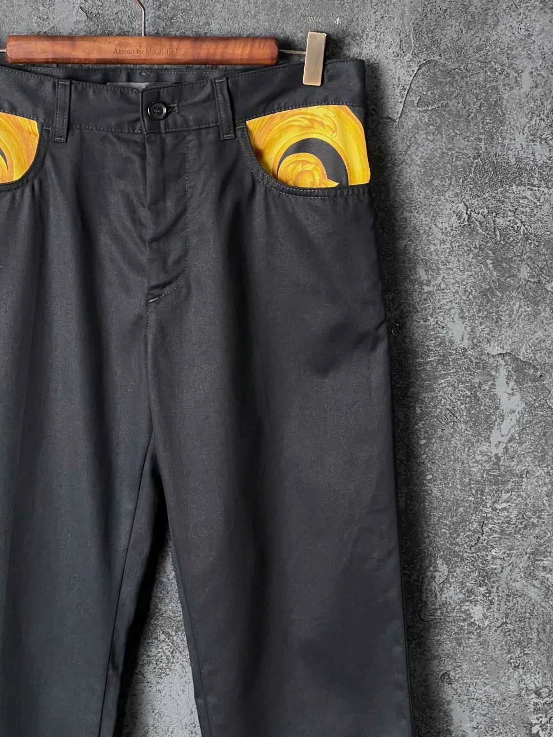 Versace Versace Casual Cotton Black Casual Pants 30 Men Size US 30 / EU 46 - 4 Thumbnail