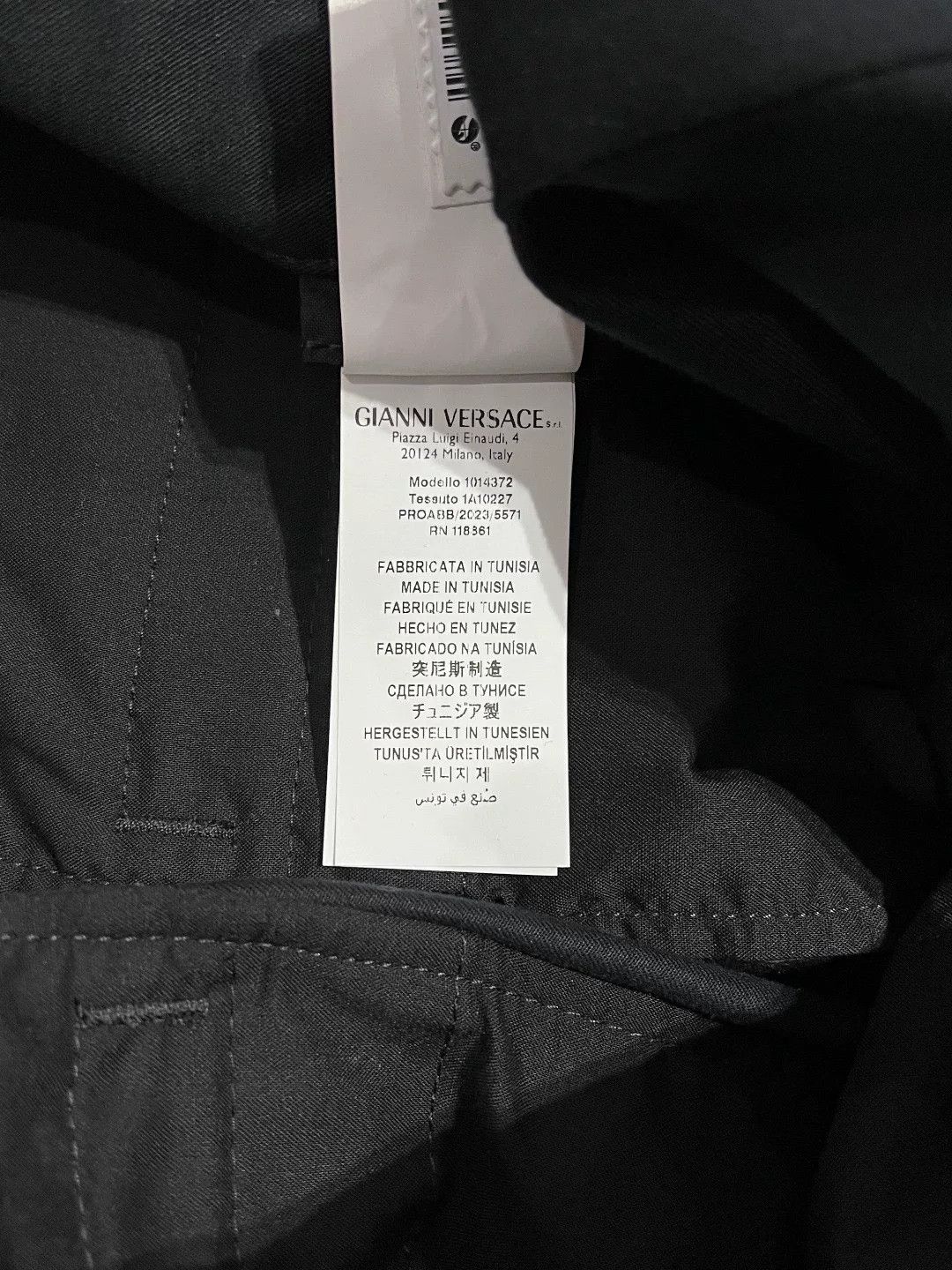 Versace Versace Casual Cotton Black Casual Pants 30 Men Size US 30 / EU 46 - 8 Thumbnail