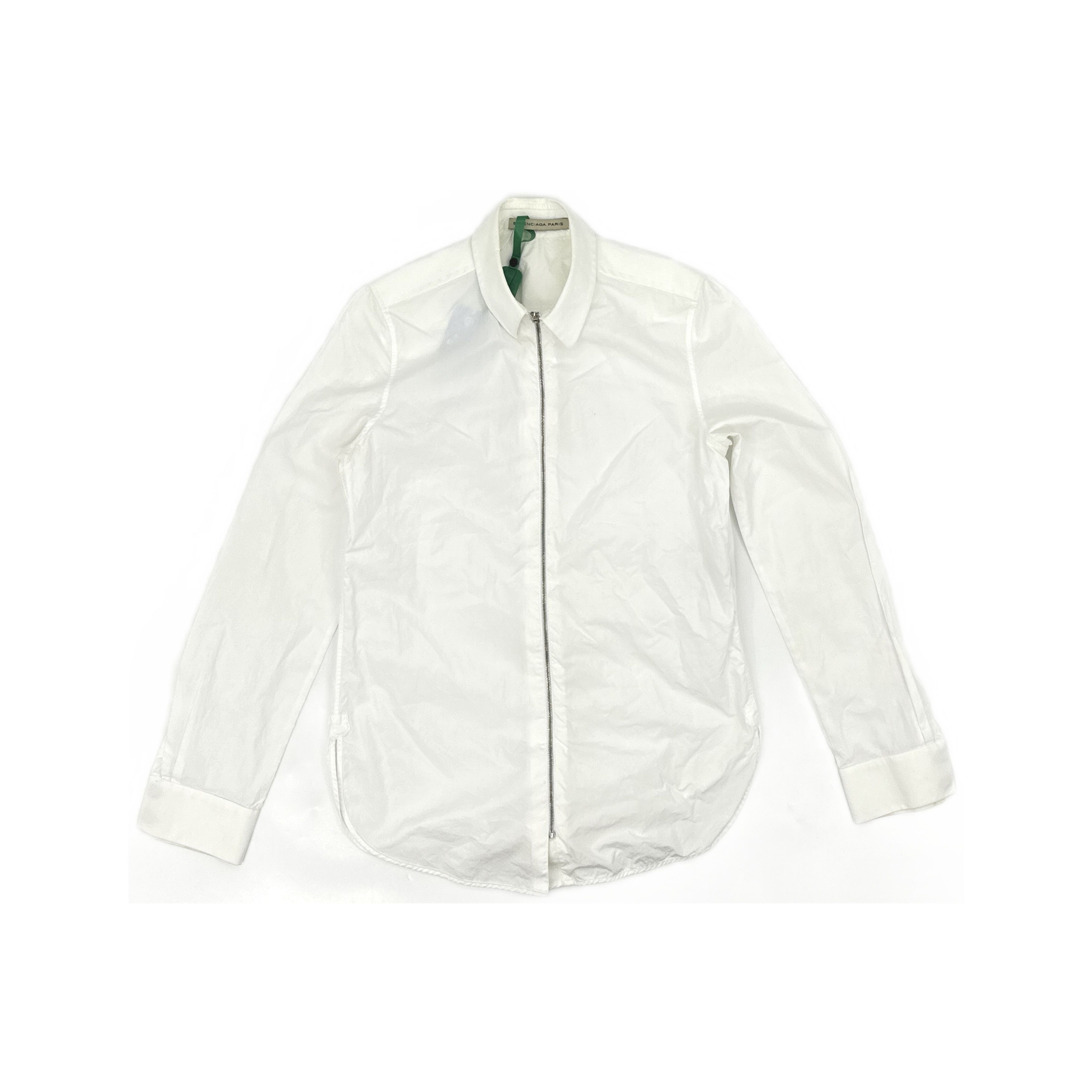 Balenciaga Balenciaga Full Zip Long Sleeve Shirt Size 36 Size US S / EU 44-46 / 1 - 2 Thumbnail