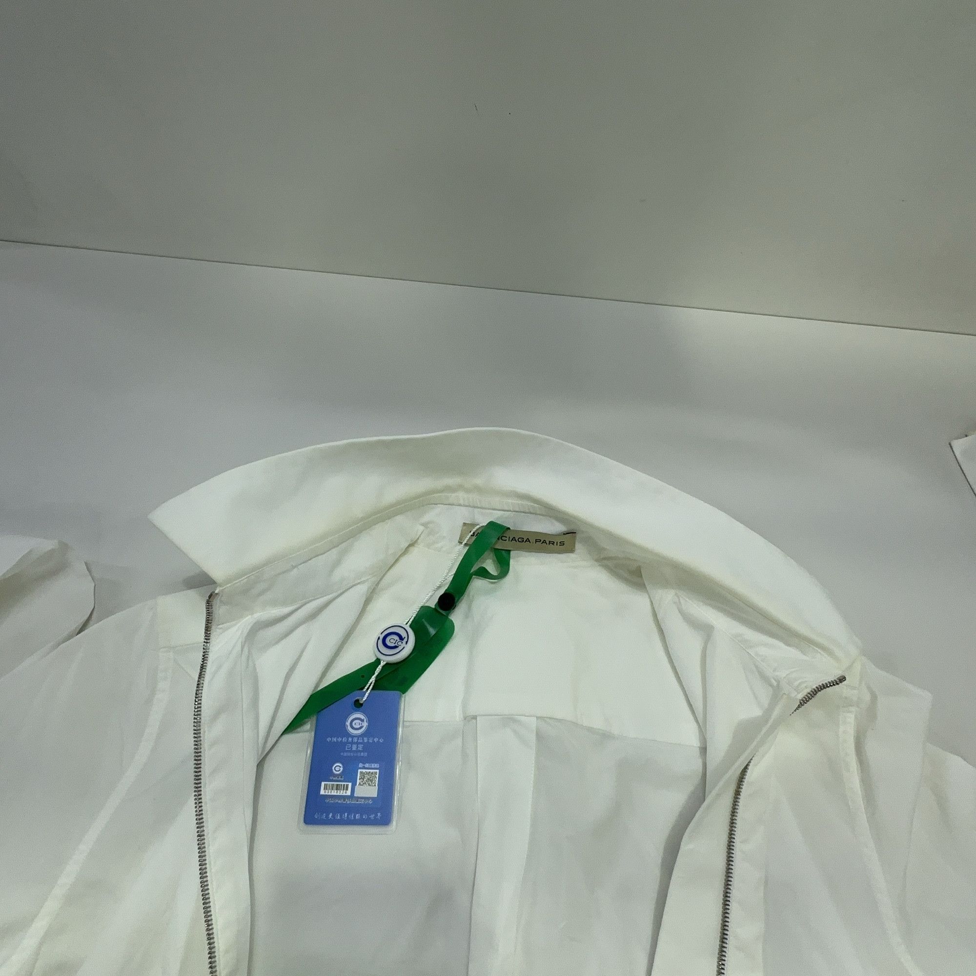 Balenciaga Balenciaga Full Zip Long Sleeve Shirt Size 36 Size US S / EU 44-46 / 1 - 7 Thumbnail